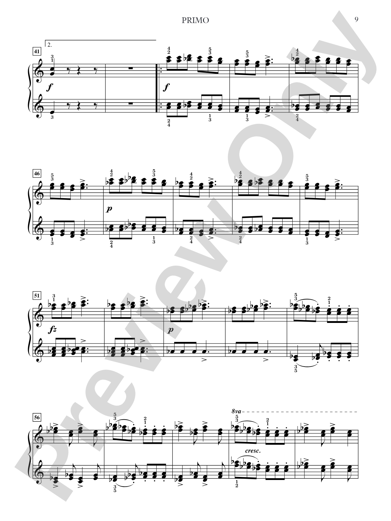 Schubert: Two Characteristic Marches, Opus 121, D. 886 - Piano Duet (1 Piano, 4 Hands): Piano Duets & Four Hands