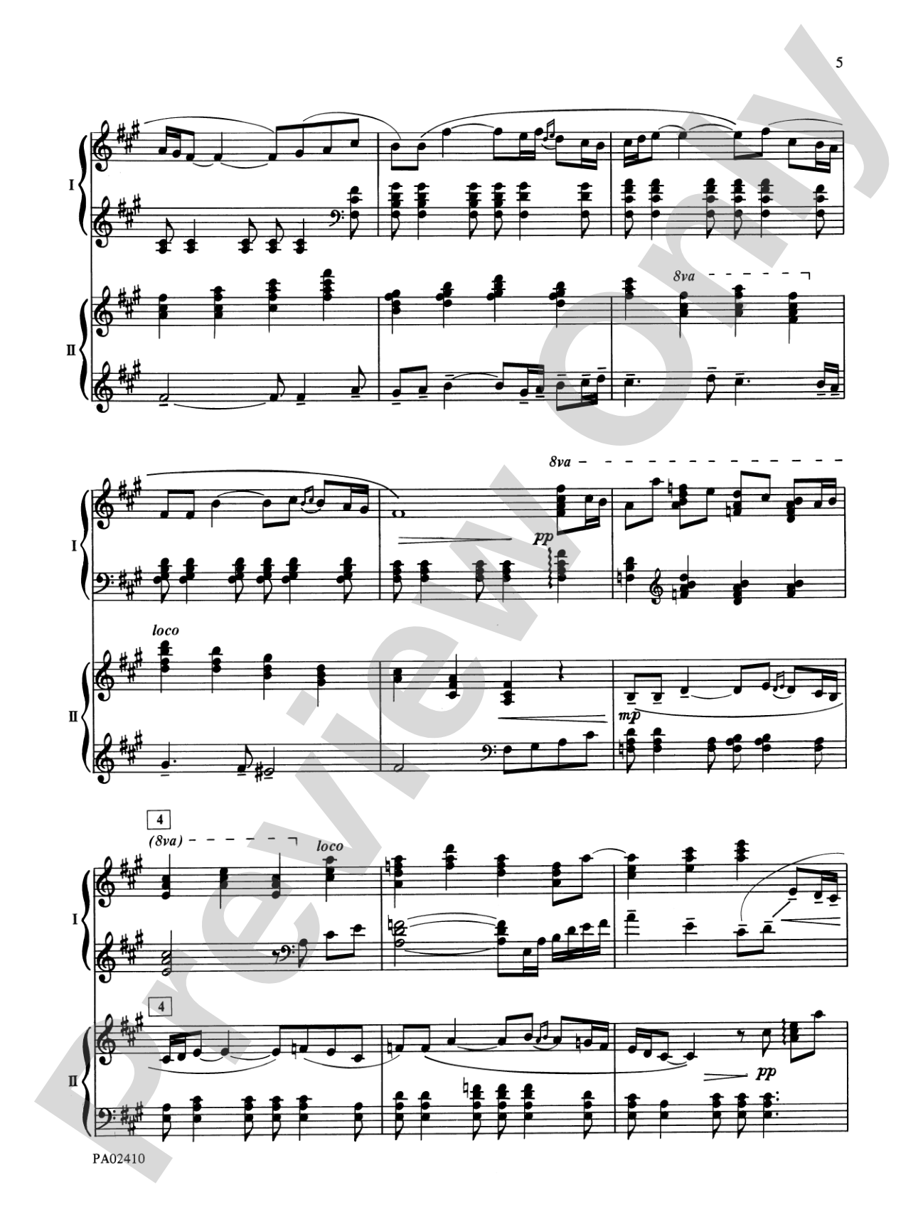 Polovetsian Dances: from Prince Igor - Piano Duo (2 Pianos, 4 Hands): Piano Duets & Four Hands