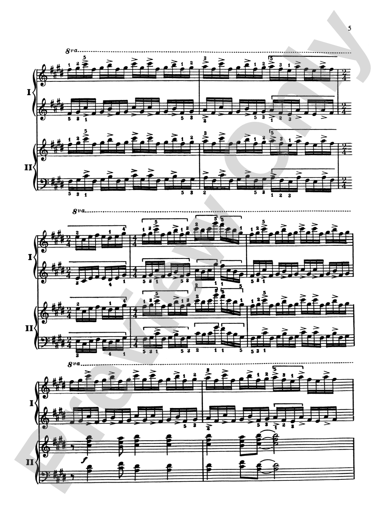 Porgy and Bess™ Fantasy for Two Pianos: Piano Duets & Four Hands