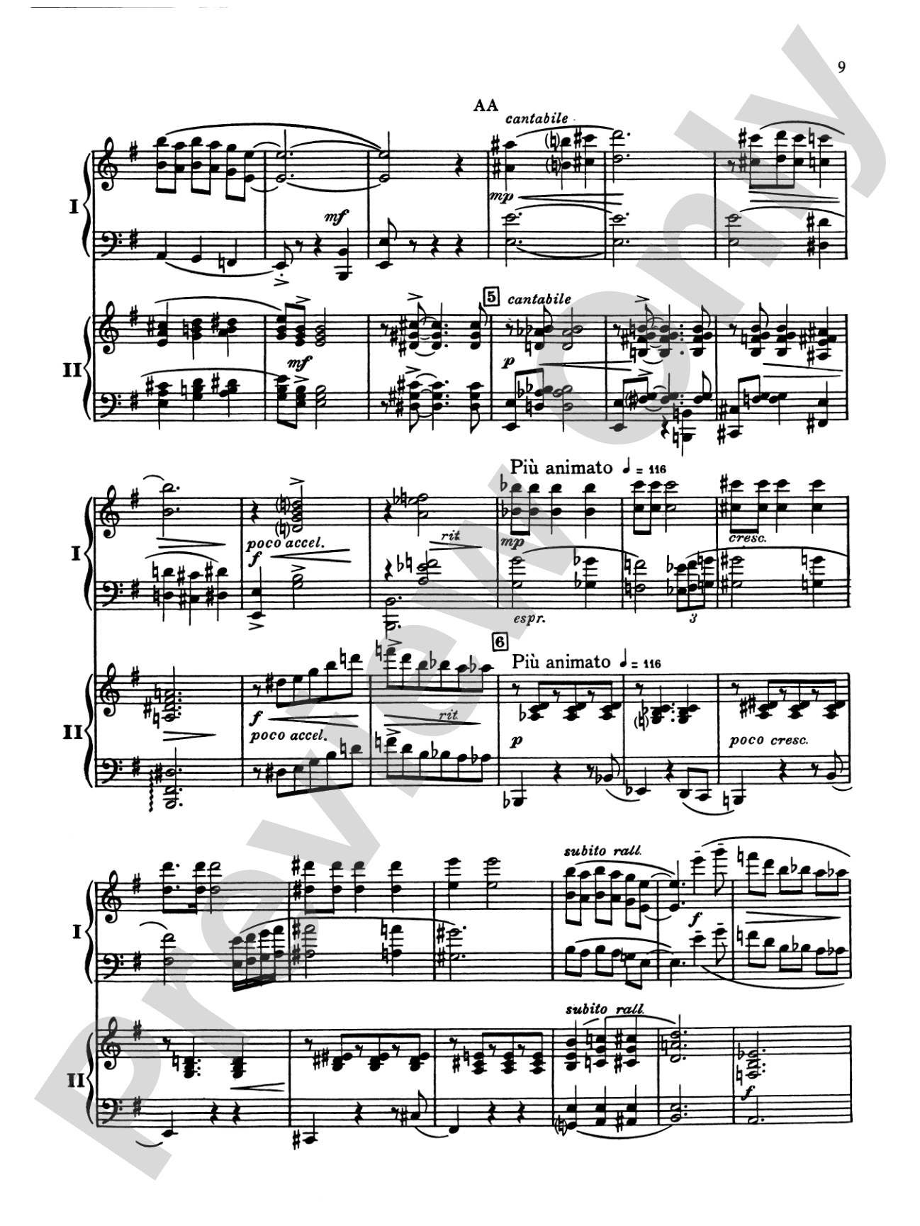 Porgy and Bess™ Fantasy for Two Pianos: Piano Duets & Four Hands