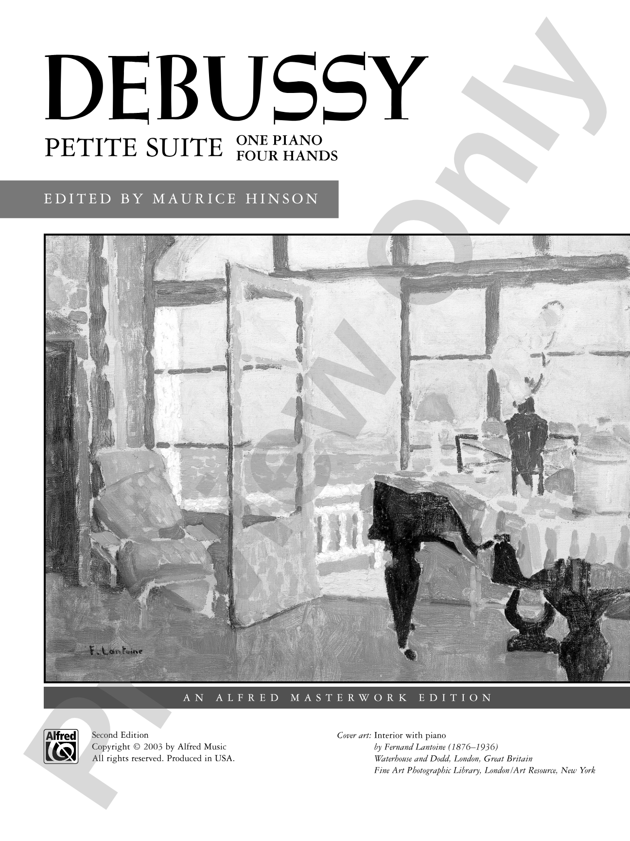 Debussy: Petite Suite - Piano Duet (1 Piano, 4 Hands): Piano Duets & Four Hands
