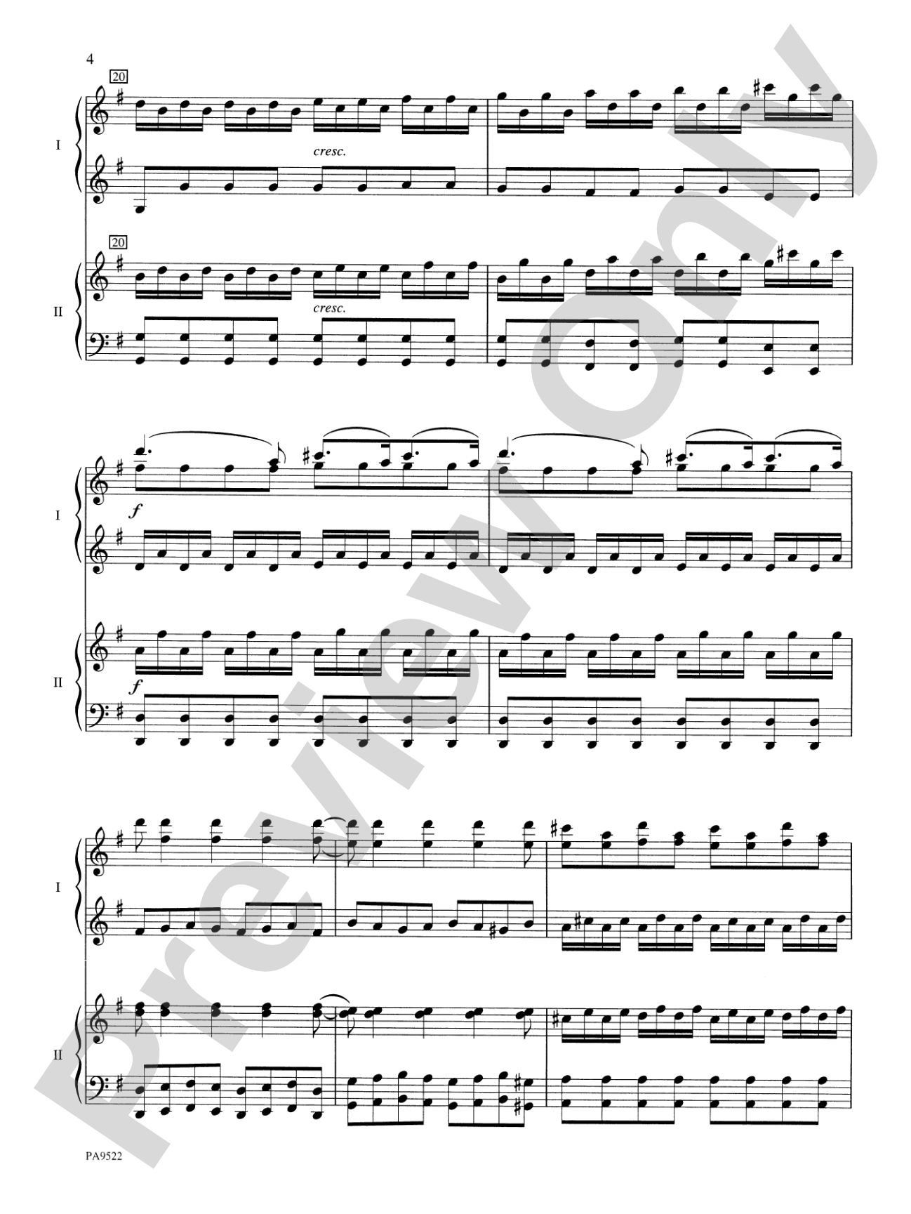Eine Kleine Nachtmusik - Piano Duo (2 Pianos, 4 Hands): Piano Duets & Four Hands