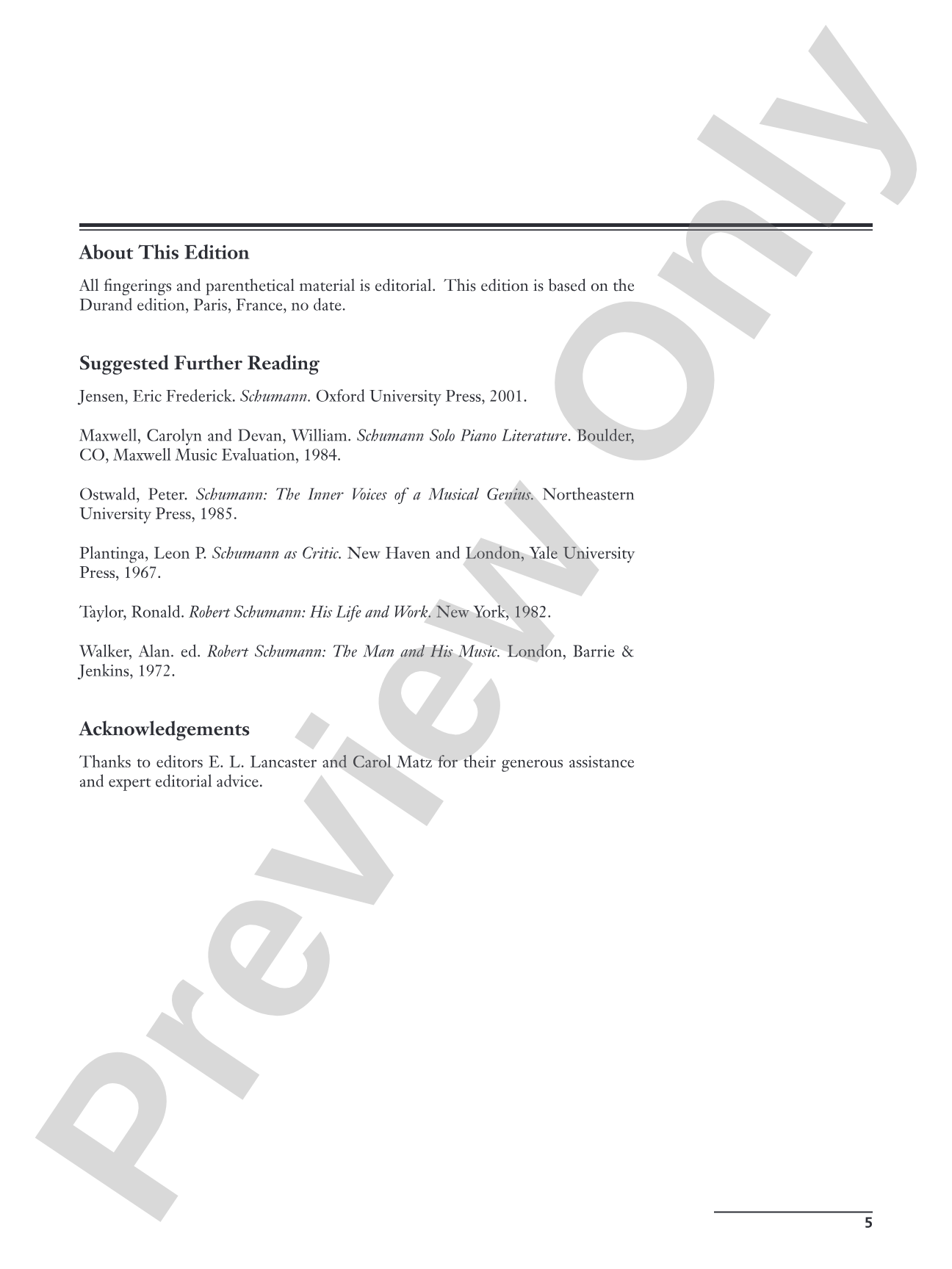 Schumann: Six Etudes in Canon Form, Opus 56 - Piano Duet (1 Piano, 4 Hands): Piano Duets & Four Hands