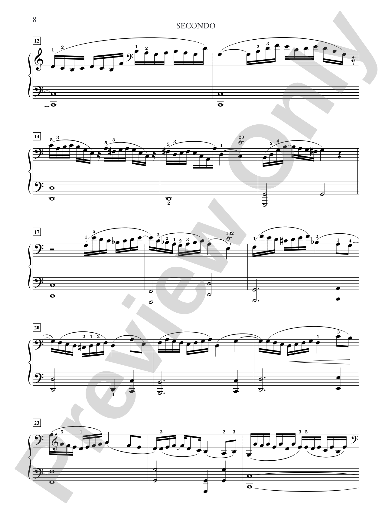 Schumann: Six Etudes in Canon Form, Opus 56 - Piano Duet (1 Piano, 4 Hands): Piano Duets & Four Hands