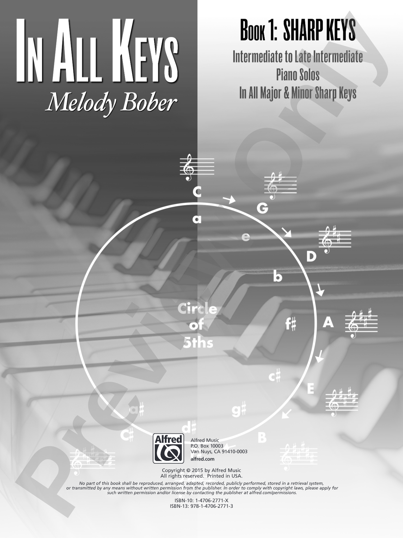 In All Keys, Book 1: Sharp Keys: Intermediate to Late Intermediate Piano Solos in All Major and Minor Sharp Keys: Piano