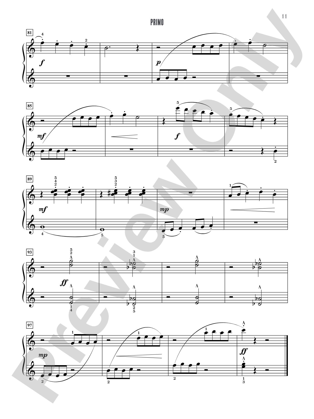 Contest Winners for Two, Book 4: 7 Original Piano Duets from the Alfred, Belwin, and Myklas Libraries: Piano Duets & Four Hands