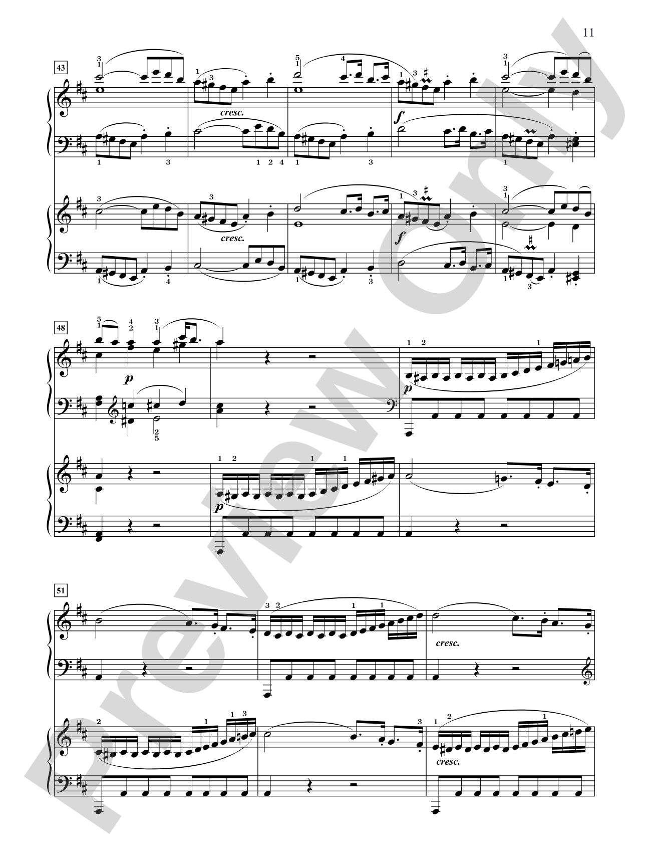 Mozart: Sonata in D Major, K. 448 - Piano Duo (2 Pianos, 4 Hands): Piano Duets & Four Hands