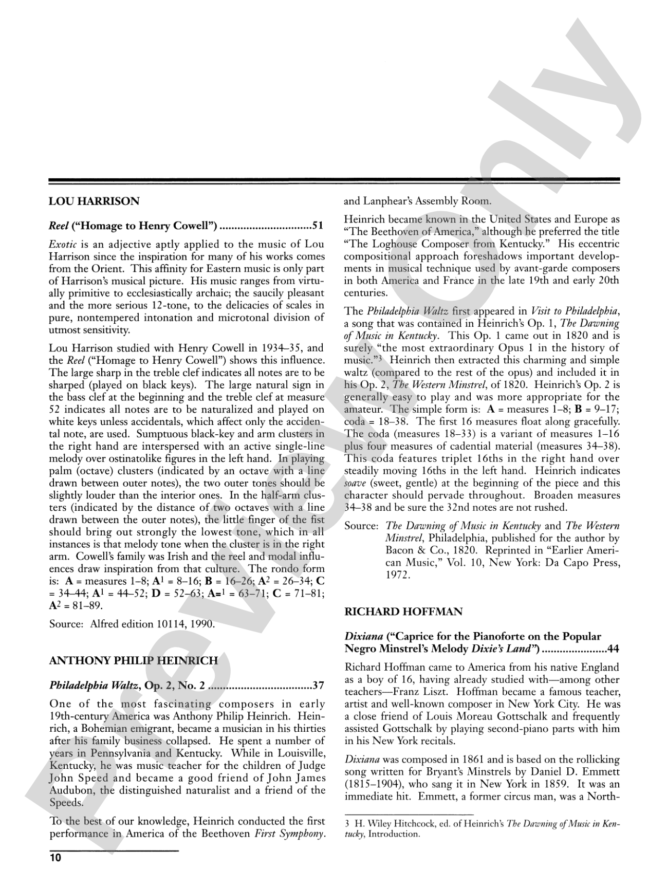 Masters of American Piano Music: Piano