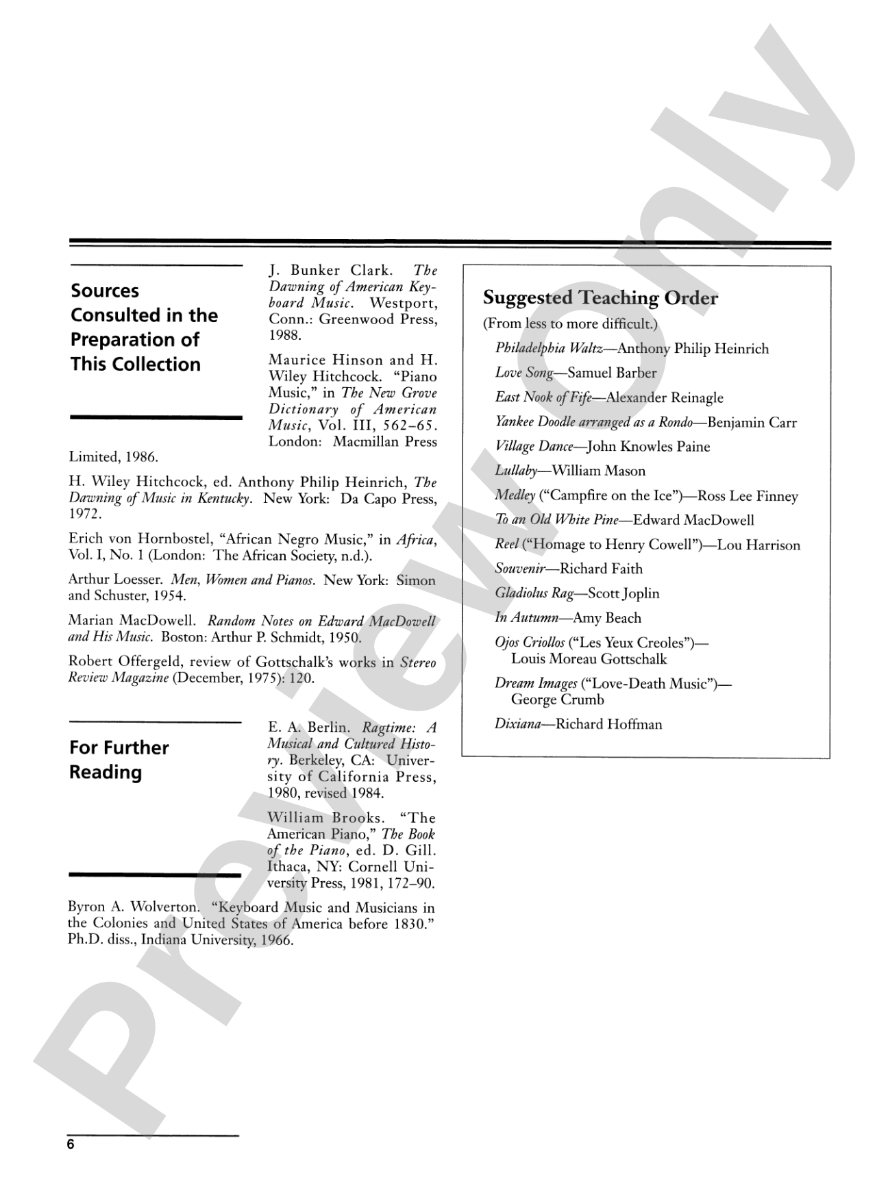 Masters of American Piano Music: Piano