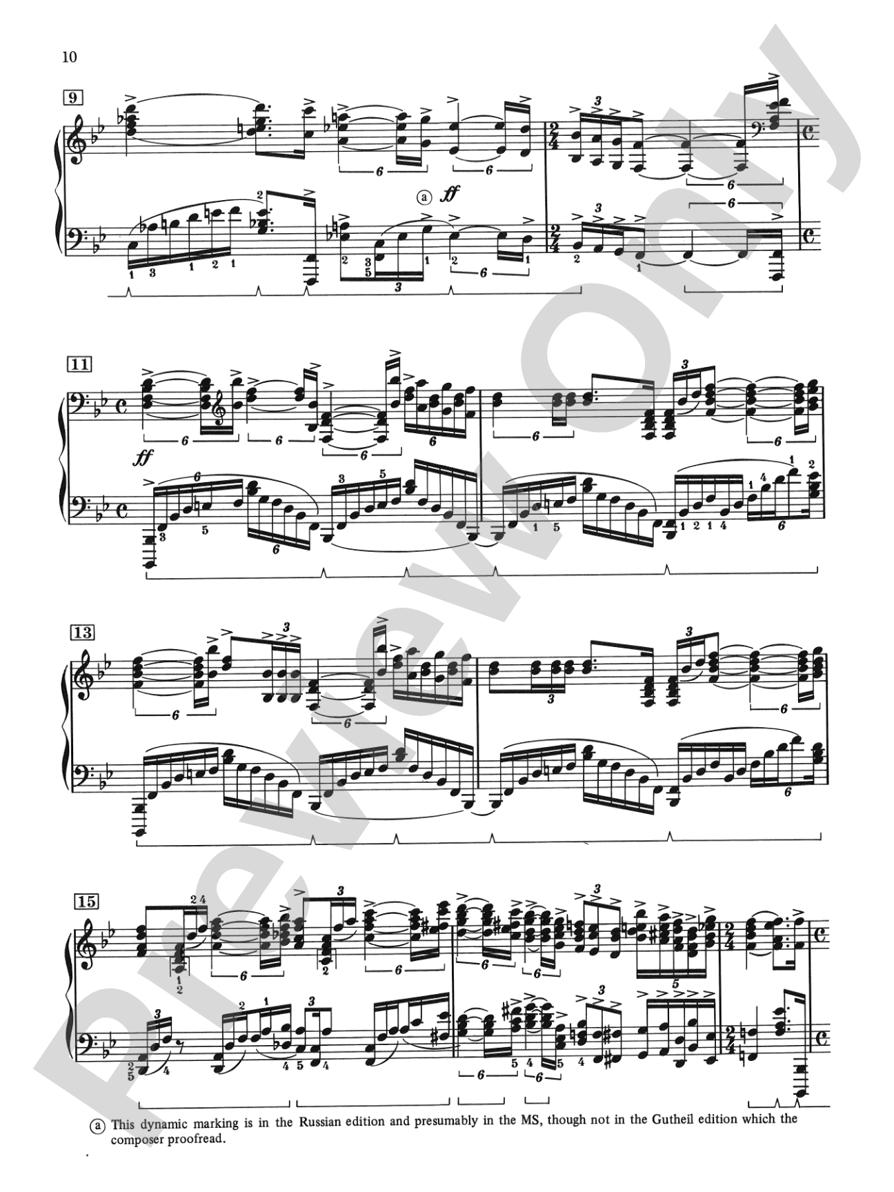 Rachmaninoff: Preludes, Opus 23: Piano