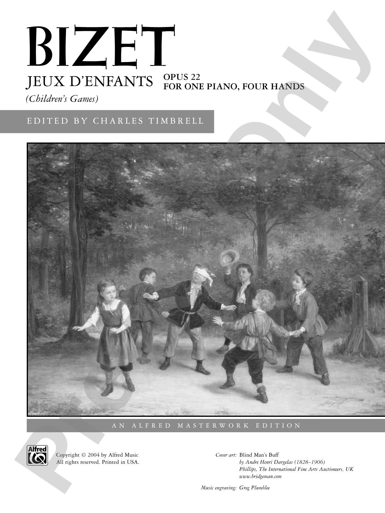 Bizet: Jeux d'enfants, Opus 22 - Piano Duet (1 Piano, 4 Hands): Piano Duets & Four Hands