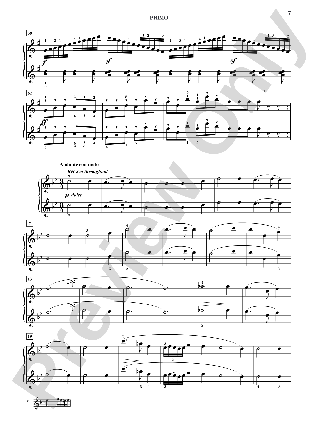 Masterwork Classics Duets, Level 7: A Graded Collection of Piano Duets by Master Composers: Piano Duets & Four Hands