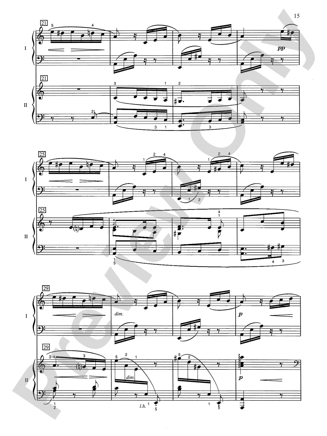 15 Classical Masterpieces with Added Second Piano Parts: Intermediate to Early Advanced - Piano Duo (2 Pianos, 4 Hands): Piano Duets & Four Hands