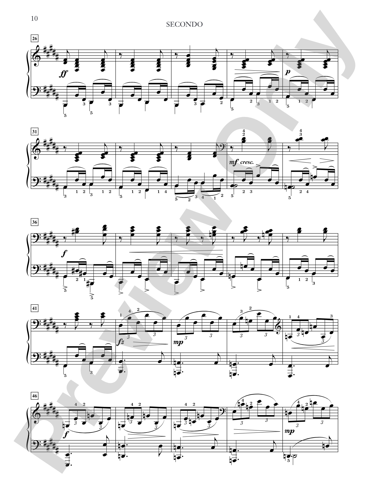 Dvorák: Slavonic Dances, Opus 72 - Piano Duet (1 Piano, 4 Hands): Piano Duets & Four Hands