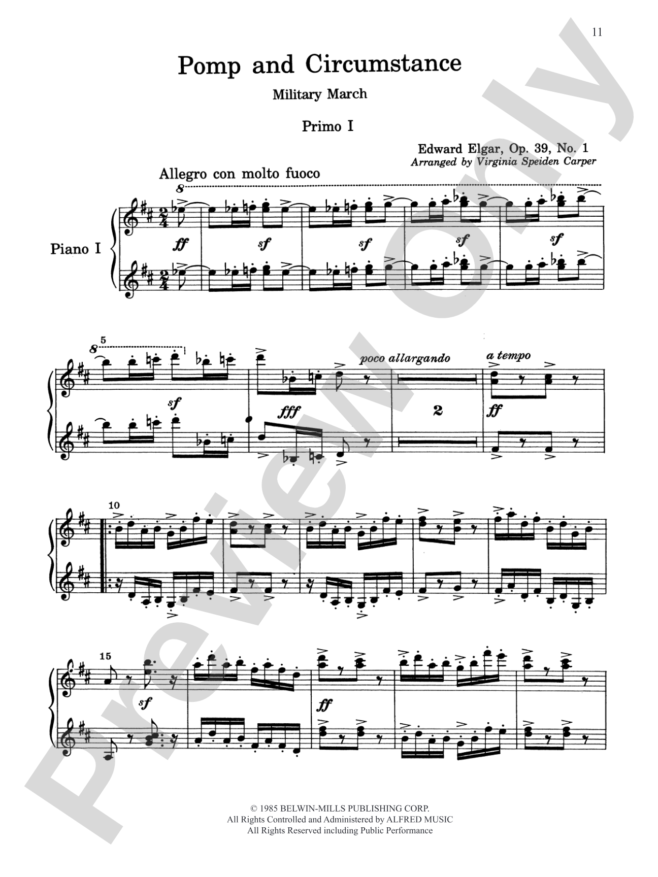 7 Classical Favorites Arranged for Two Pianos, Eight Hands - Piano Quartet: Piano