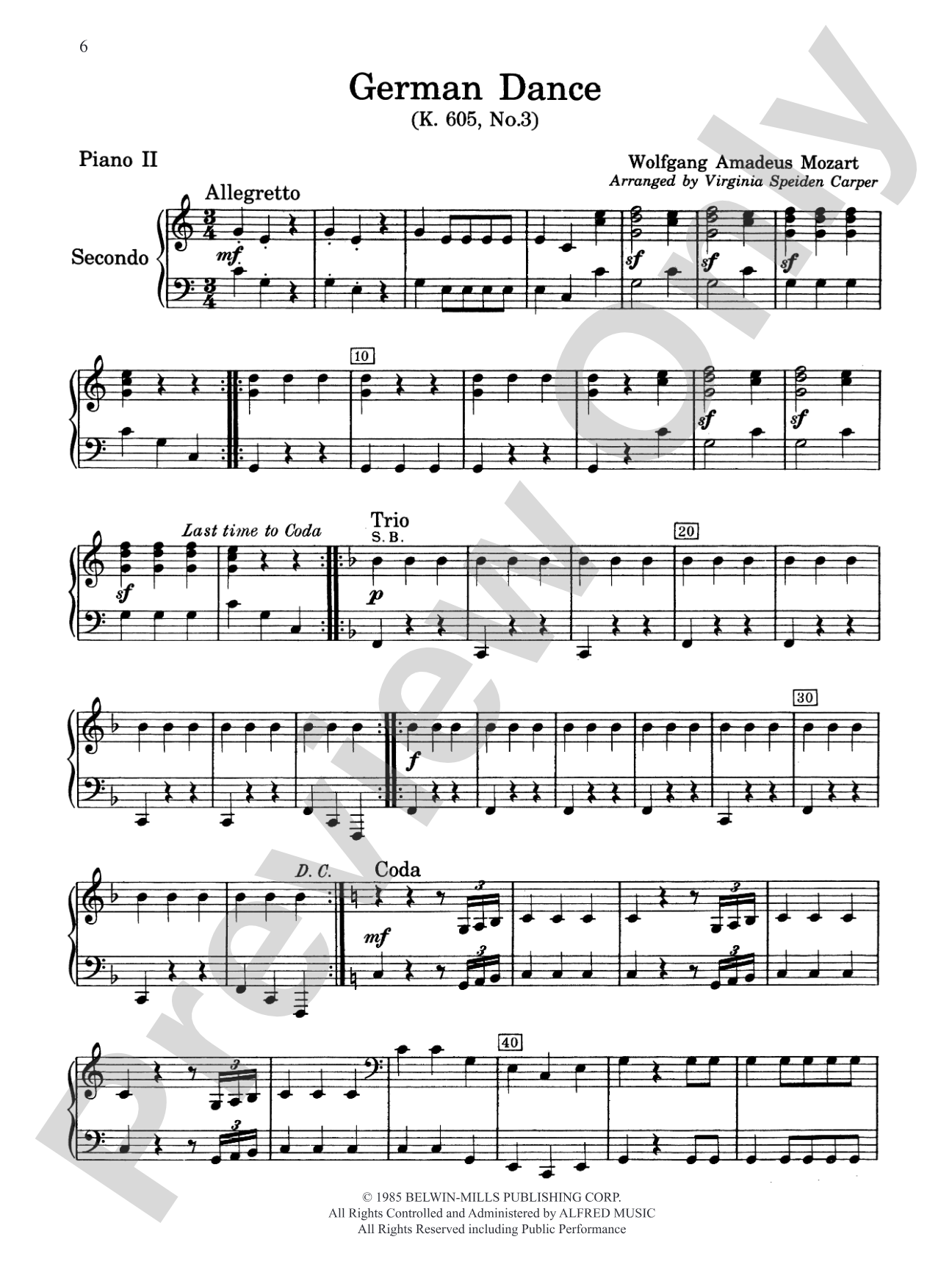 7 Classical Favorites Arranged for Two Pianos, Eight Hands - Piano Quartet: Piano
