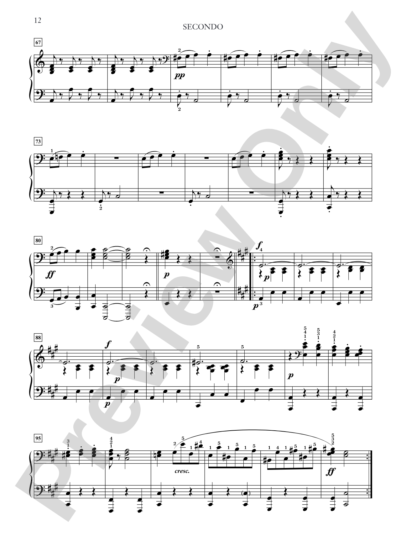 Dvorák: Slavonic Dances, Opus 46 - Piano Duet (1 Piano, 4 Hands): Piano Duets & Four Hands