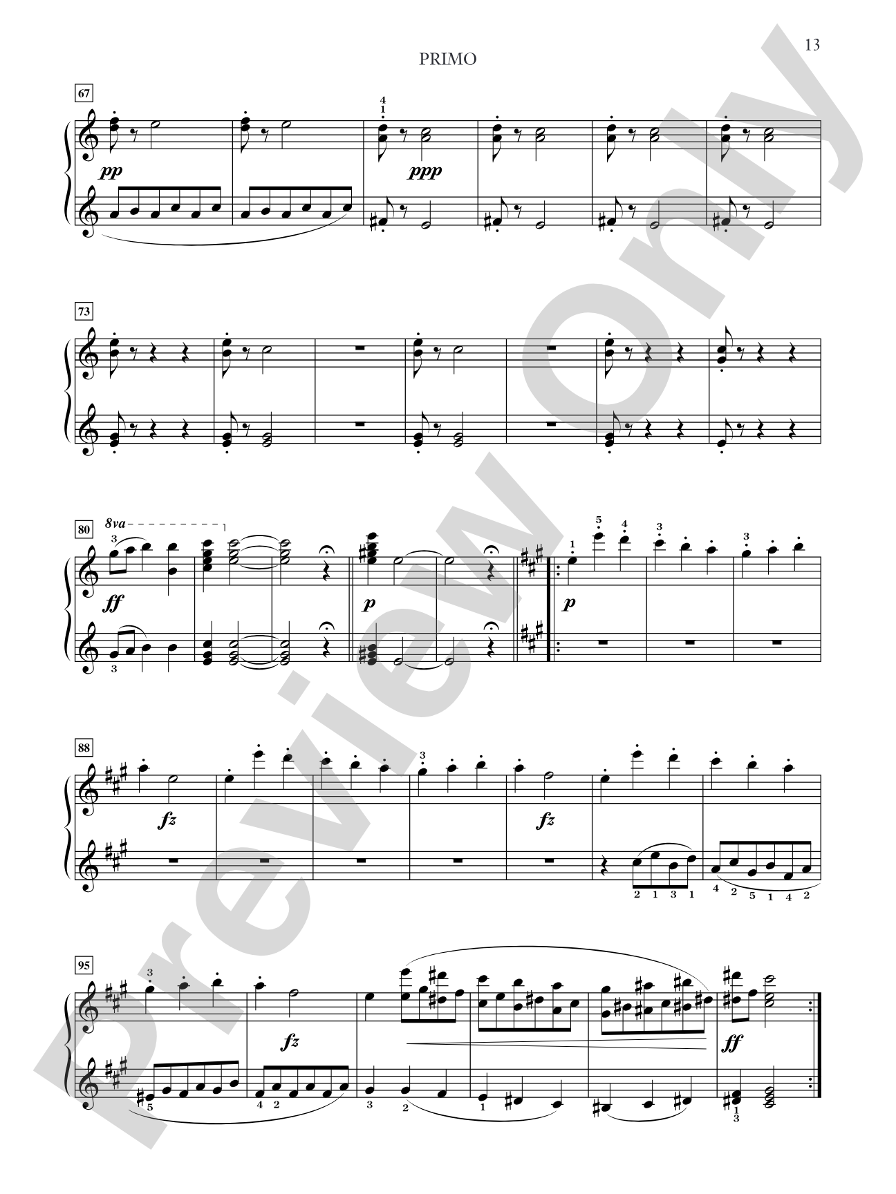 Dvorák: Slavonic Dances, Opus 46 - Piano Duet (1 Piano, 4 Hands): Piano Duets & Four Hands