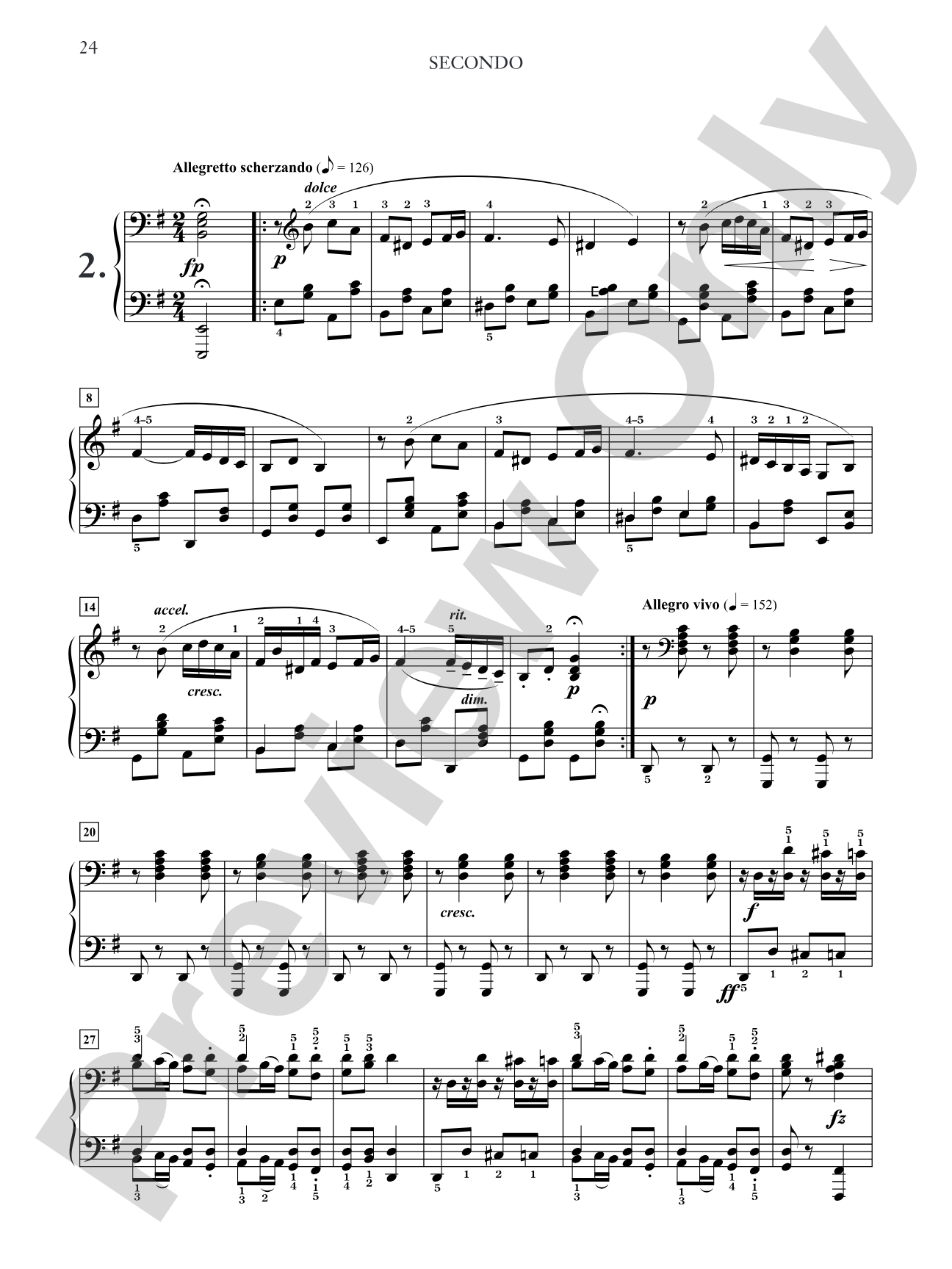 Dvorák: Slavonic Dances, Opus 46 - Piano Duet (1 Piano, 4 Hands): Piano Duets & Four Hands