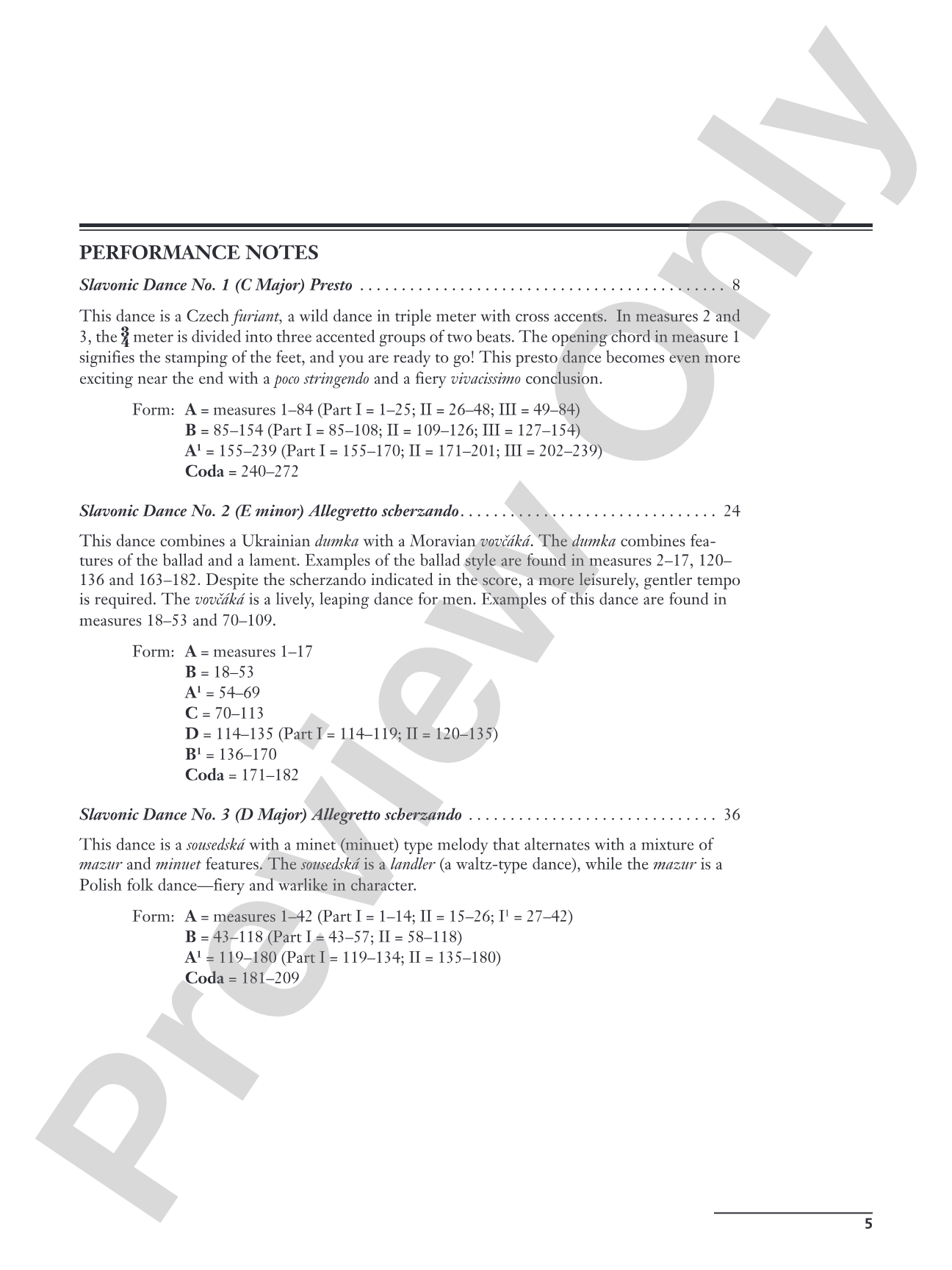 Dvorák: Slavonic Dances, Opus 46 - Piano Duet (1 Piano, 4 Hands): Piano Duets & Four Hands