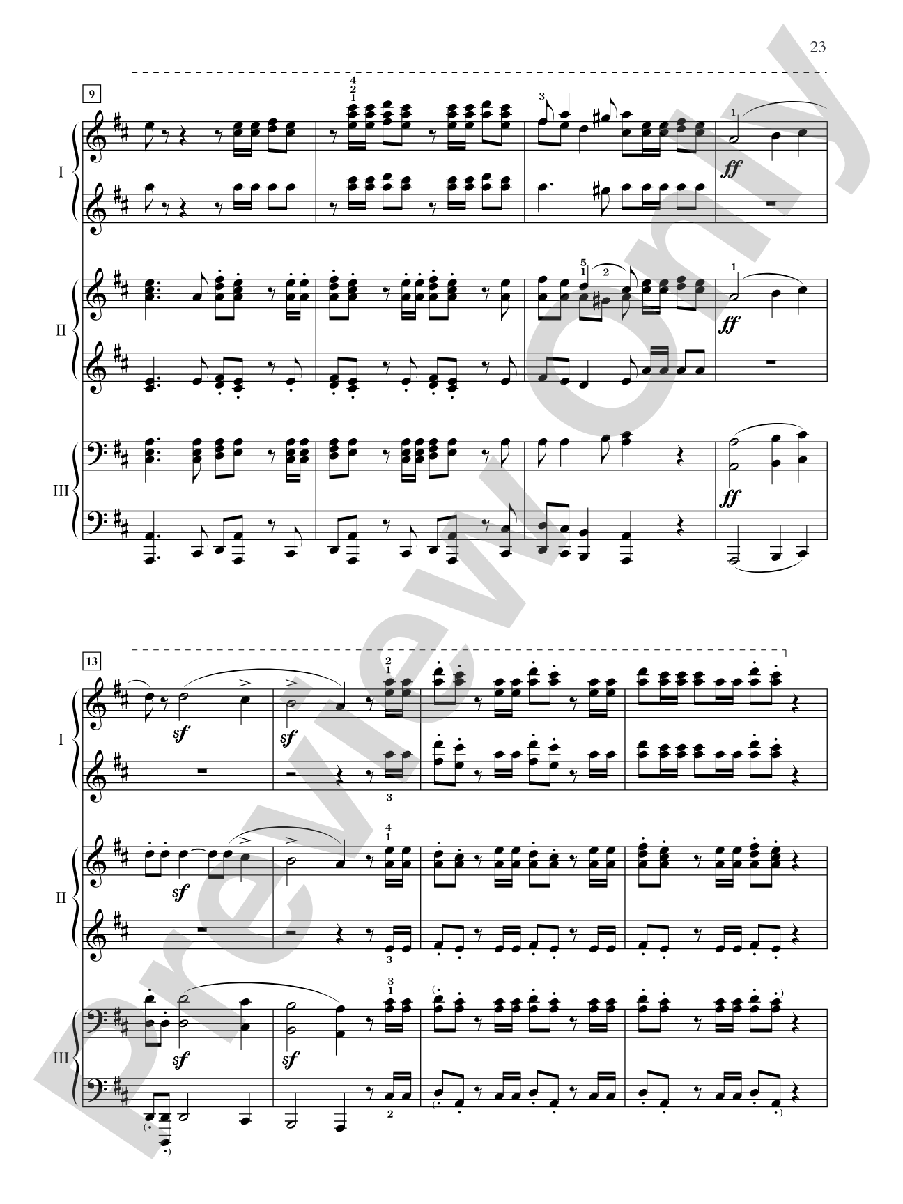 Essential Keyboard Trios: 10 Intermediate to Early Advanced Selections in Their Original Form - Piano Trio (1 Piano, 6 Hands): Piano