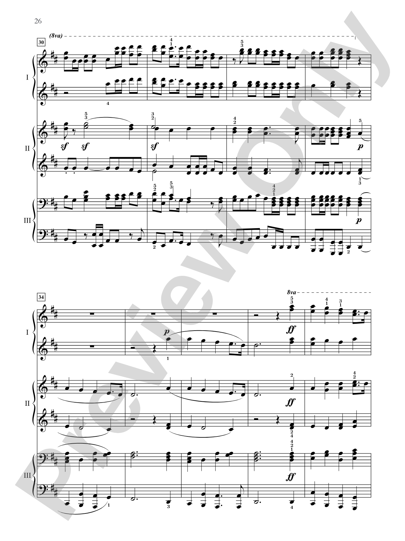 Essential Keyboard Trios: 10 Intermediate to Early Advanced Selections in Their Original Form - Piano Trio (1 Piano, 6 Hands): Piano