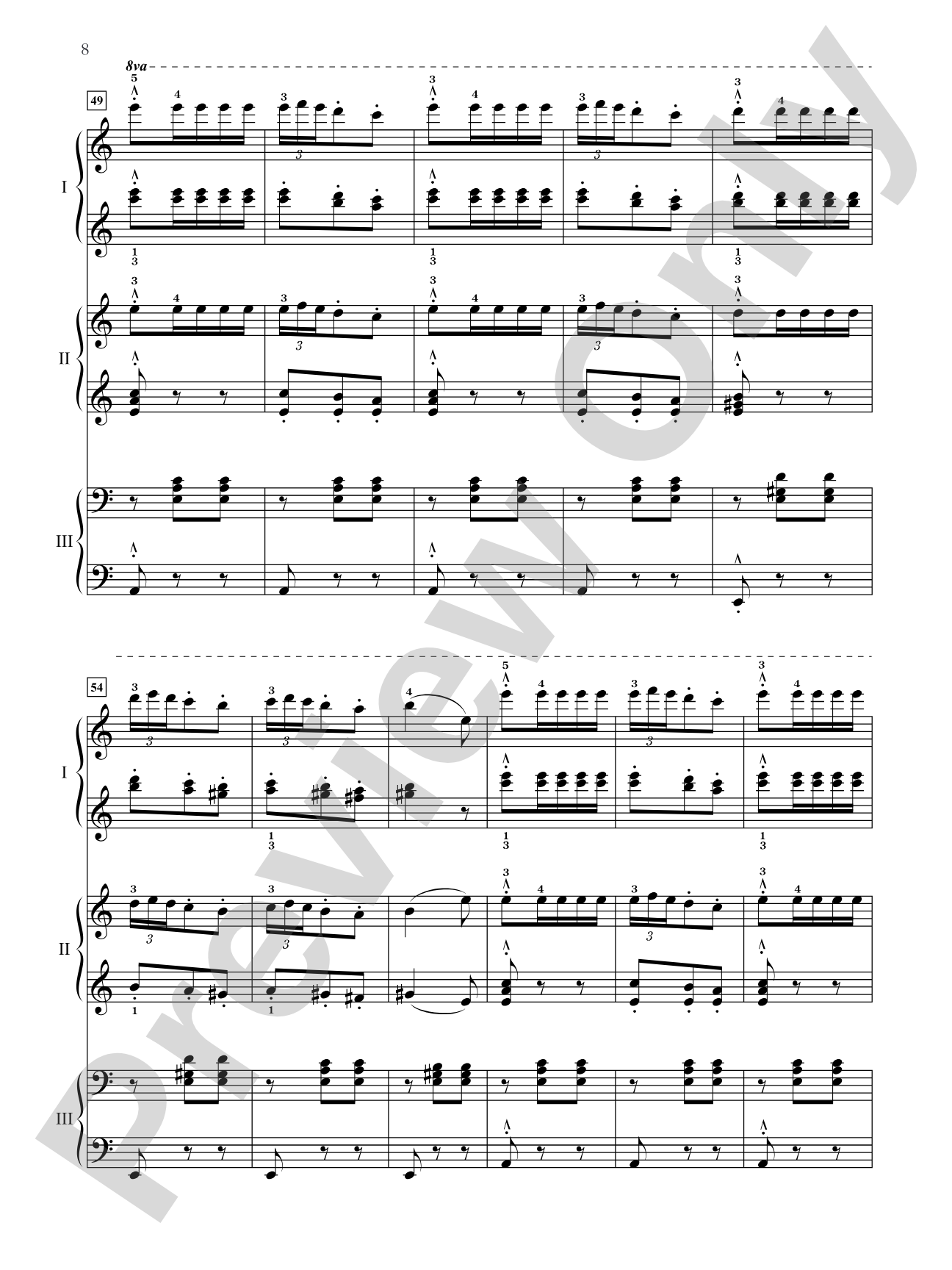 Essential Keyboard Trios: 10 Intermediate to Early Advanced Selections in Their Original Form - Piano Trio (1 Piano, 6 Hands): Piano