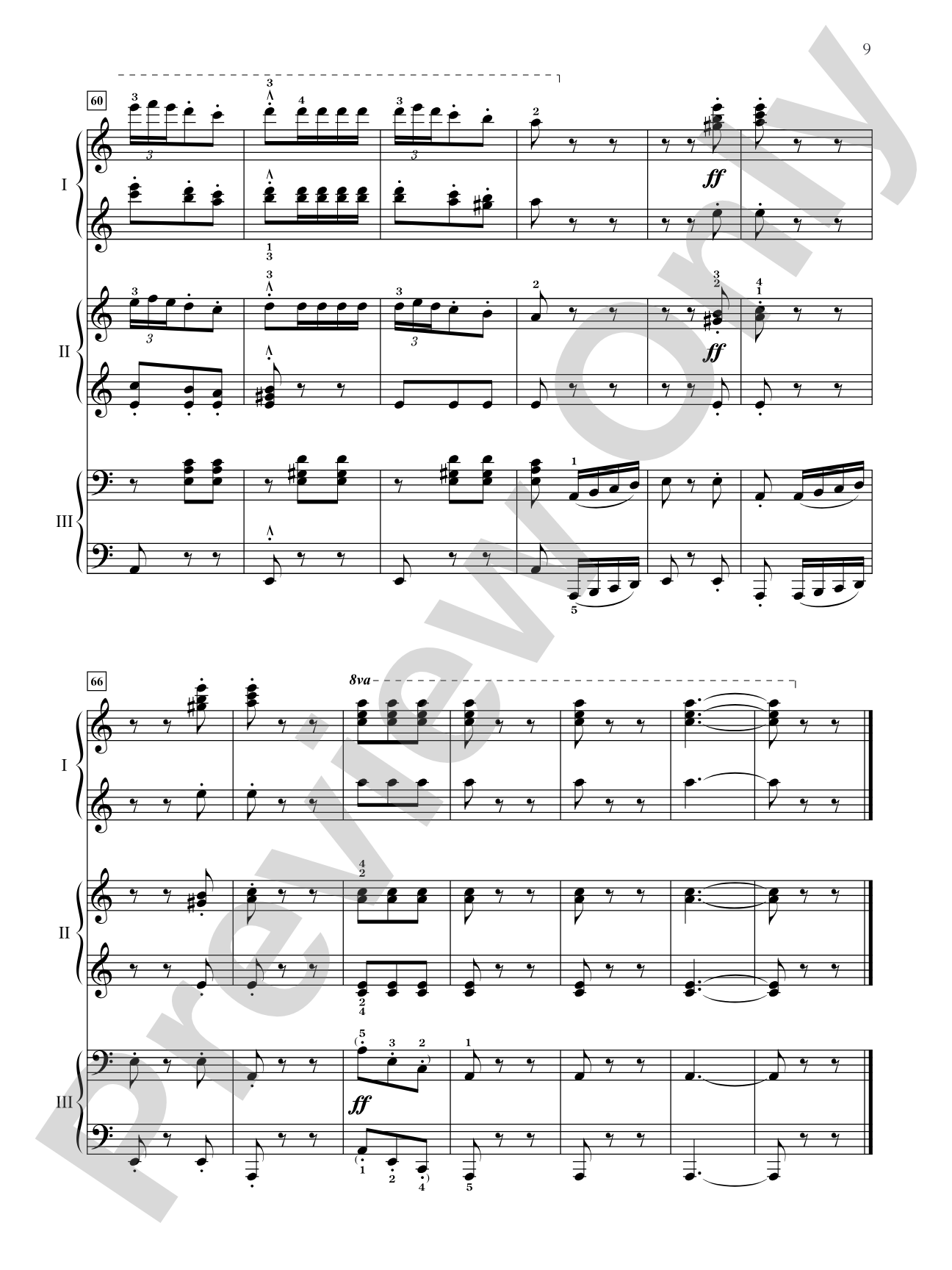 Essential Keyboard Trios: 10 Intermediate to Early Advanced Selections in Their Original Form - Piano Trio (1 Piano, 6 Hands): Piano