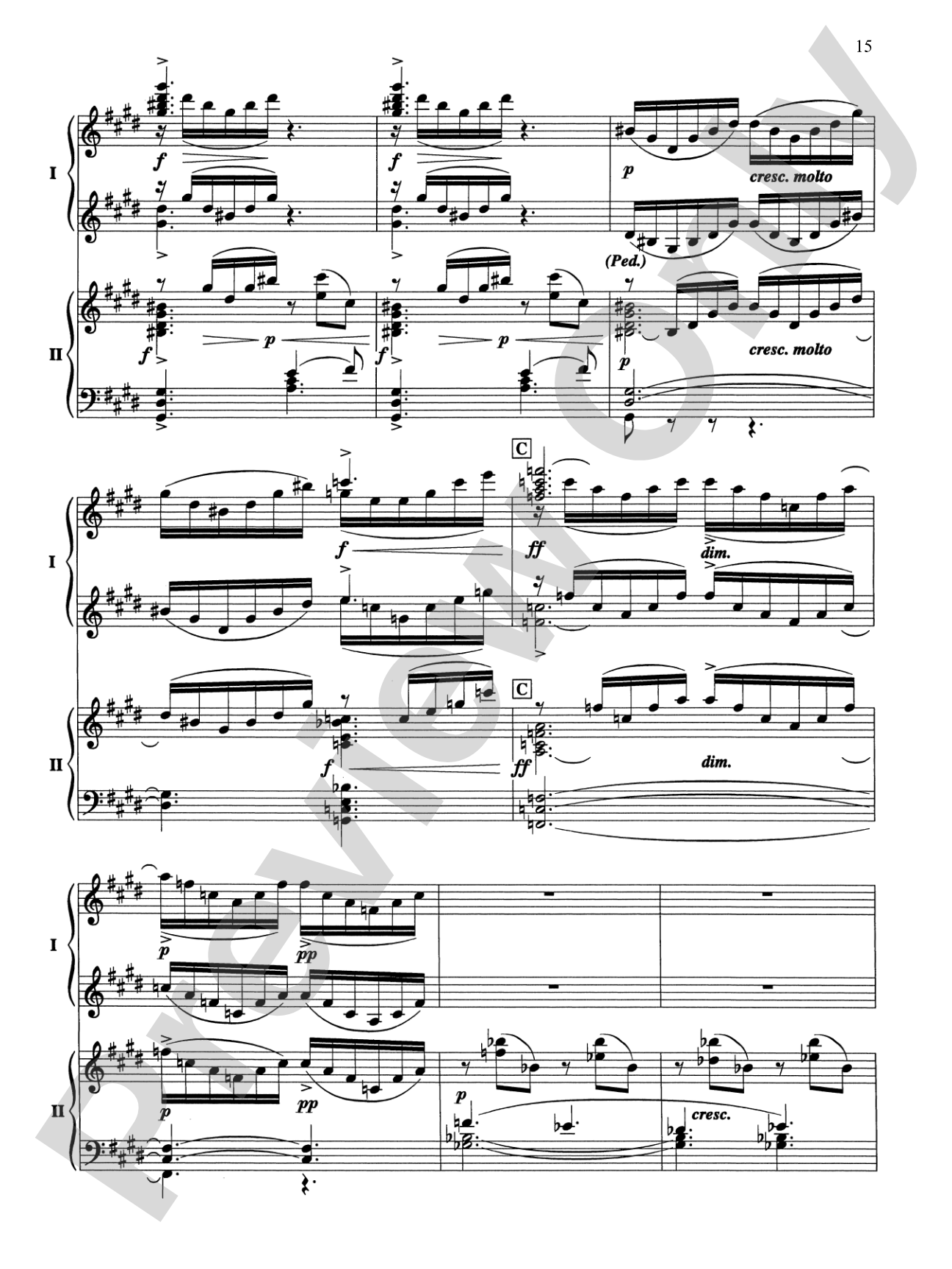 5 Classical Favorites Arranged for Two Pianos, Four Hands: Piano Duets & Four Hands