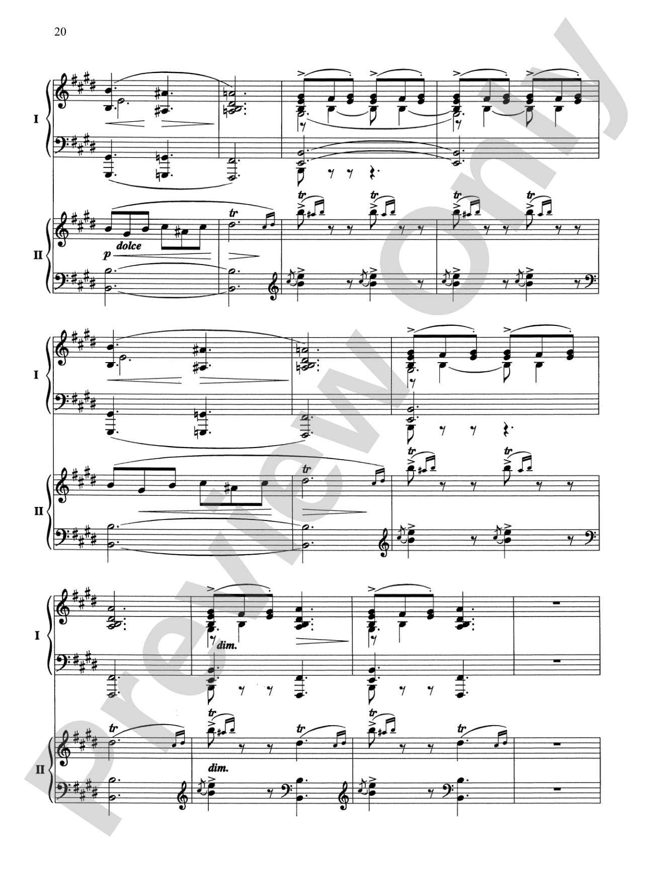 5 Classical Favorites Arranged for Two Pianos, Four Hands: Piano Duets & Four Hands