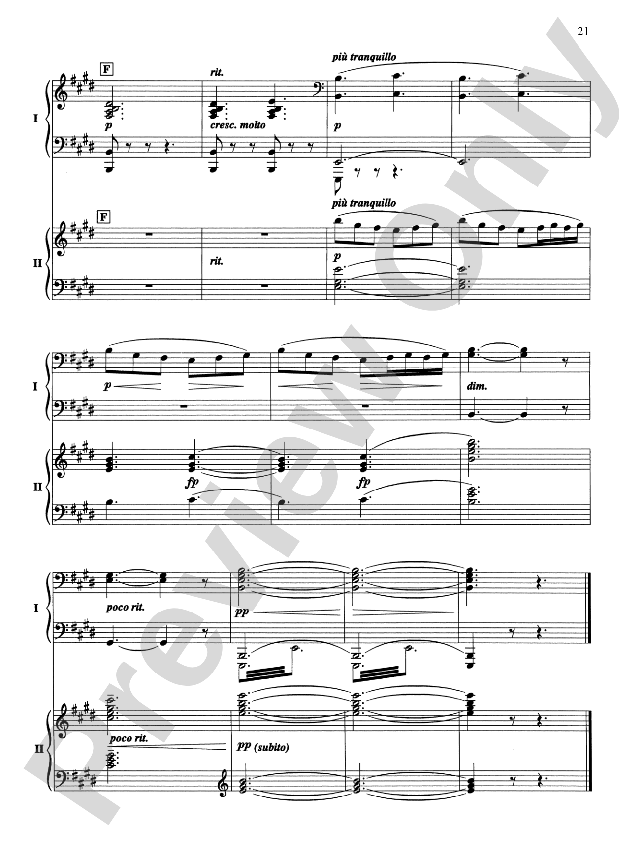 5 Classical Favorites Arranged for Two Pianos, Four Hands: Piano Duets & Four Hands