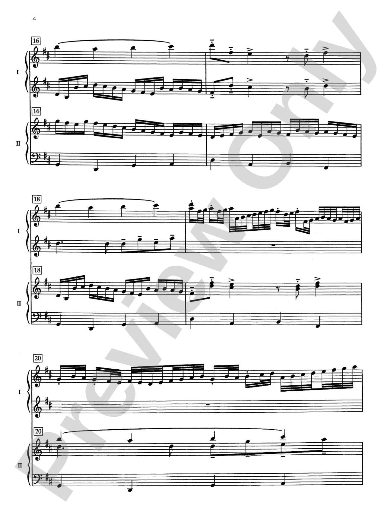 5 Classical Favorites Arranged for Two Pianos, Four Hands: Piano Duets & Four Hands