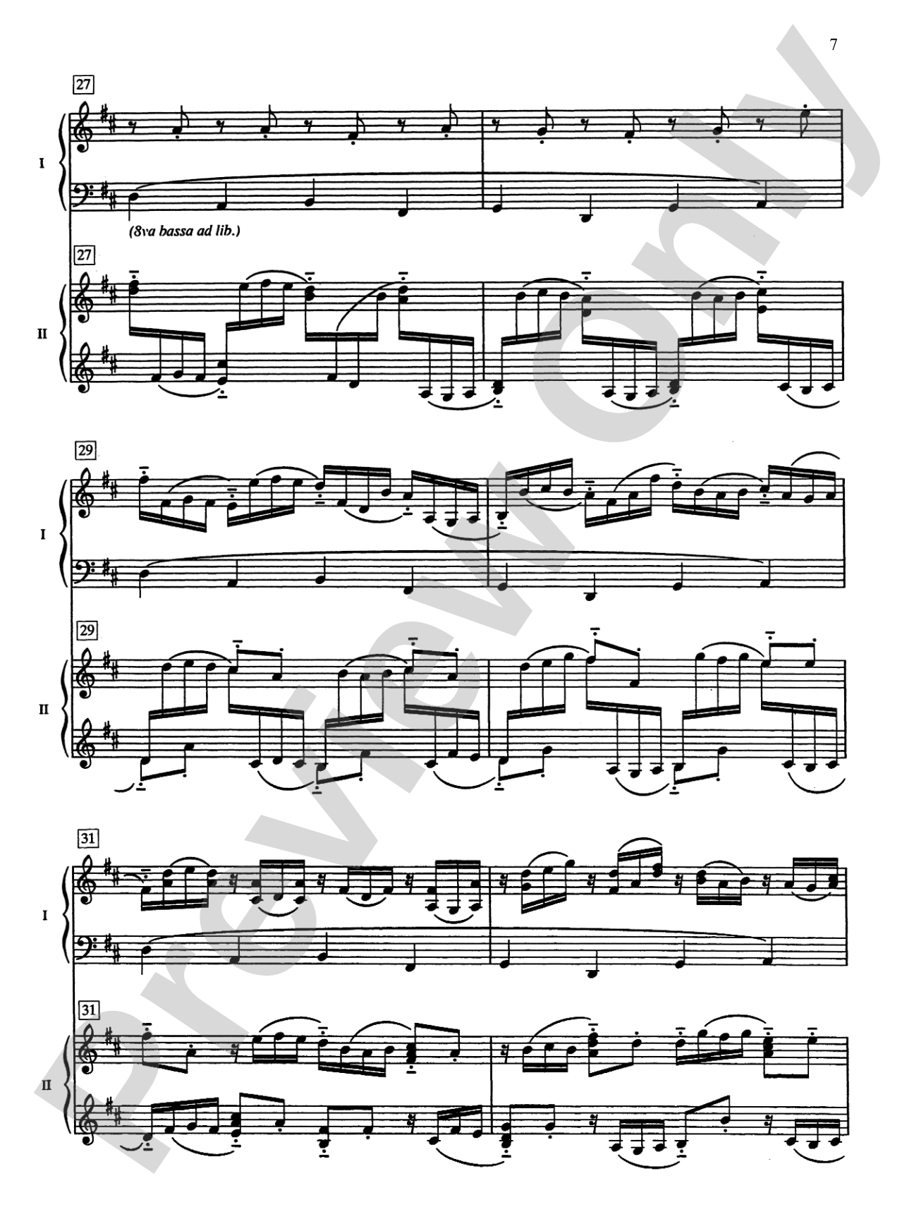 5 Classical Favorites Arranged for Two Pianos, Four Hands: Piano Duets & Four Hands