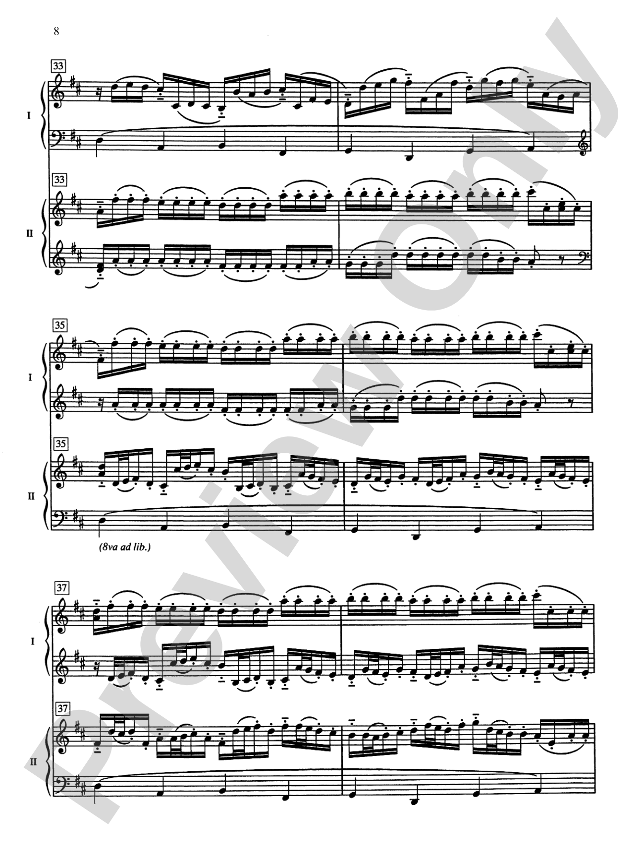 5 Classical Favorites Arranged for Two Pianos, Four Hands: Piano Duets & Four Hands