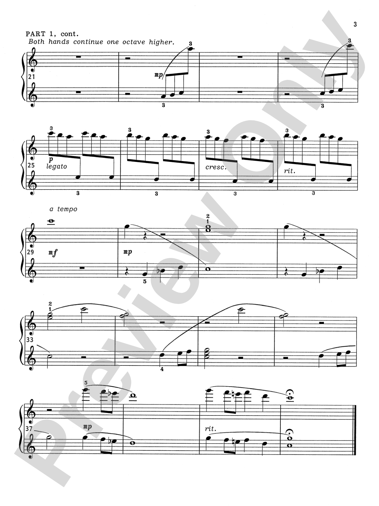 Legend - Piano Trio (1 Piano, 6 Hands): Piano