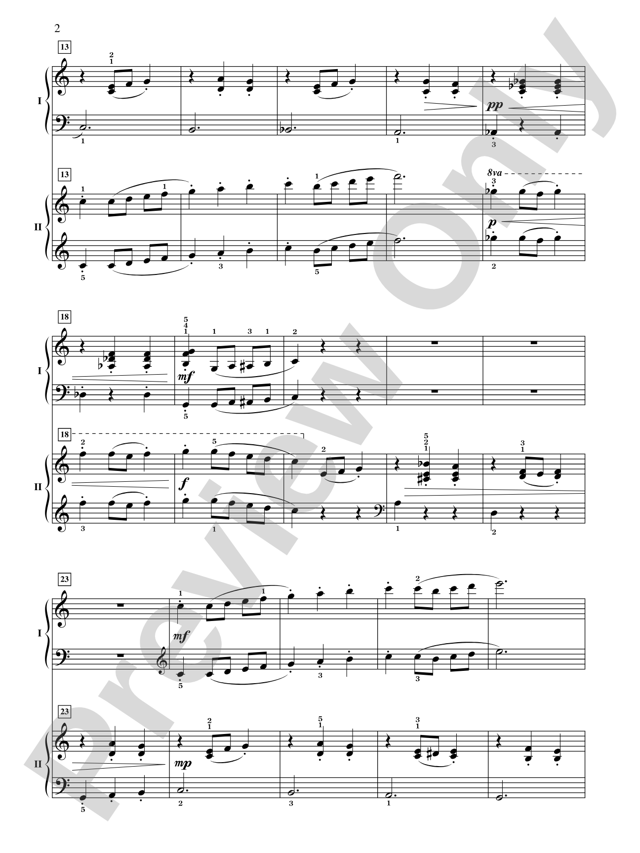 The Ice Palace - Piano Duo (2 Pianos, 4 Hands): Piano Duets & Four Hands