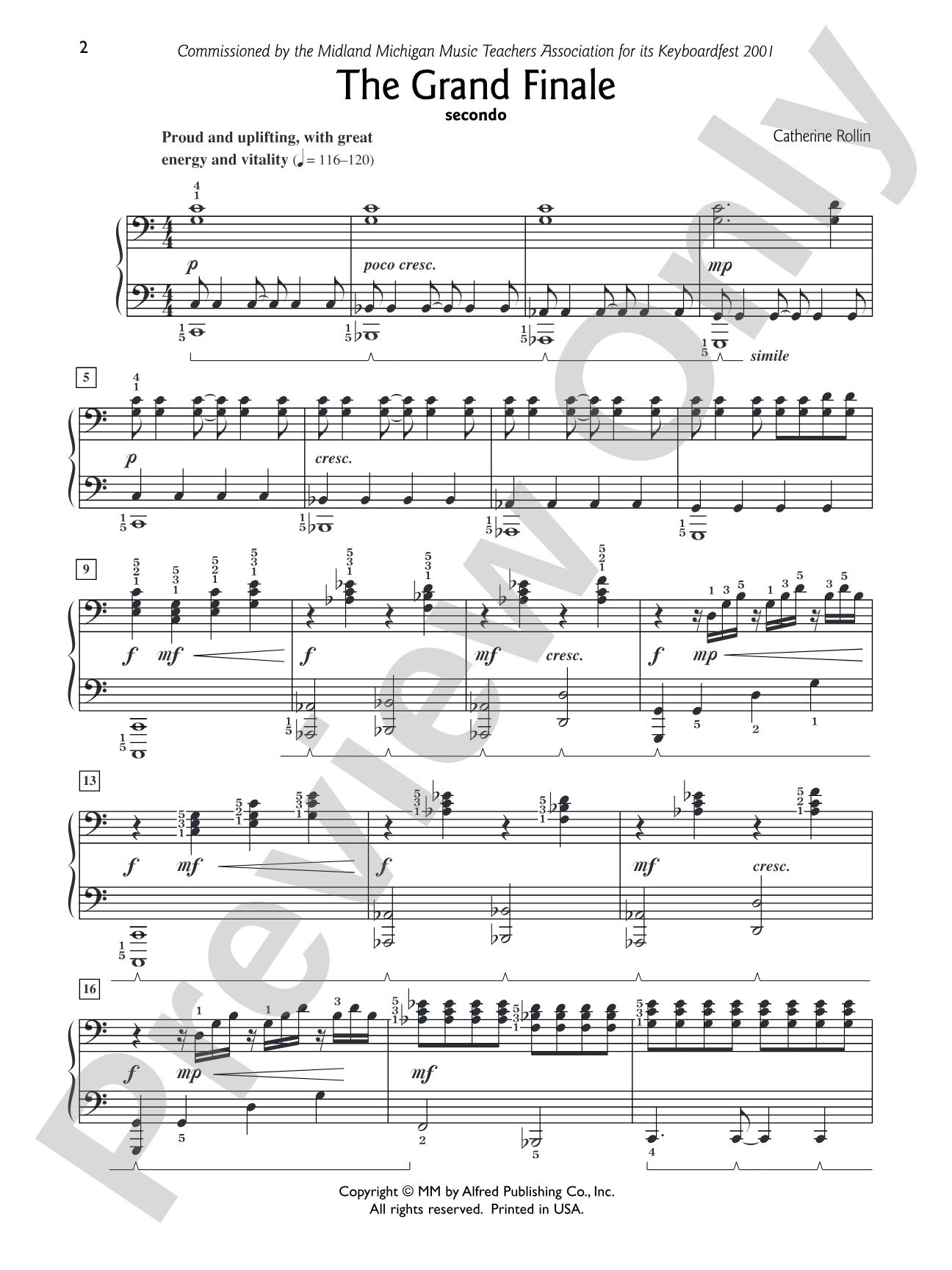 The Grand Finale - Piano Duet (1 Piano, 4 Hands): Piano Duets & Four Hands