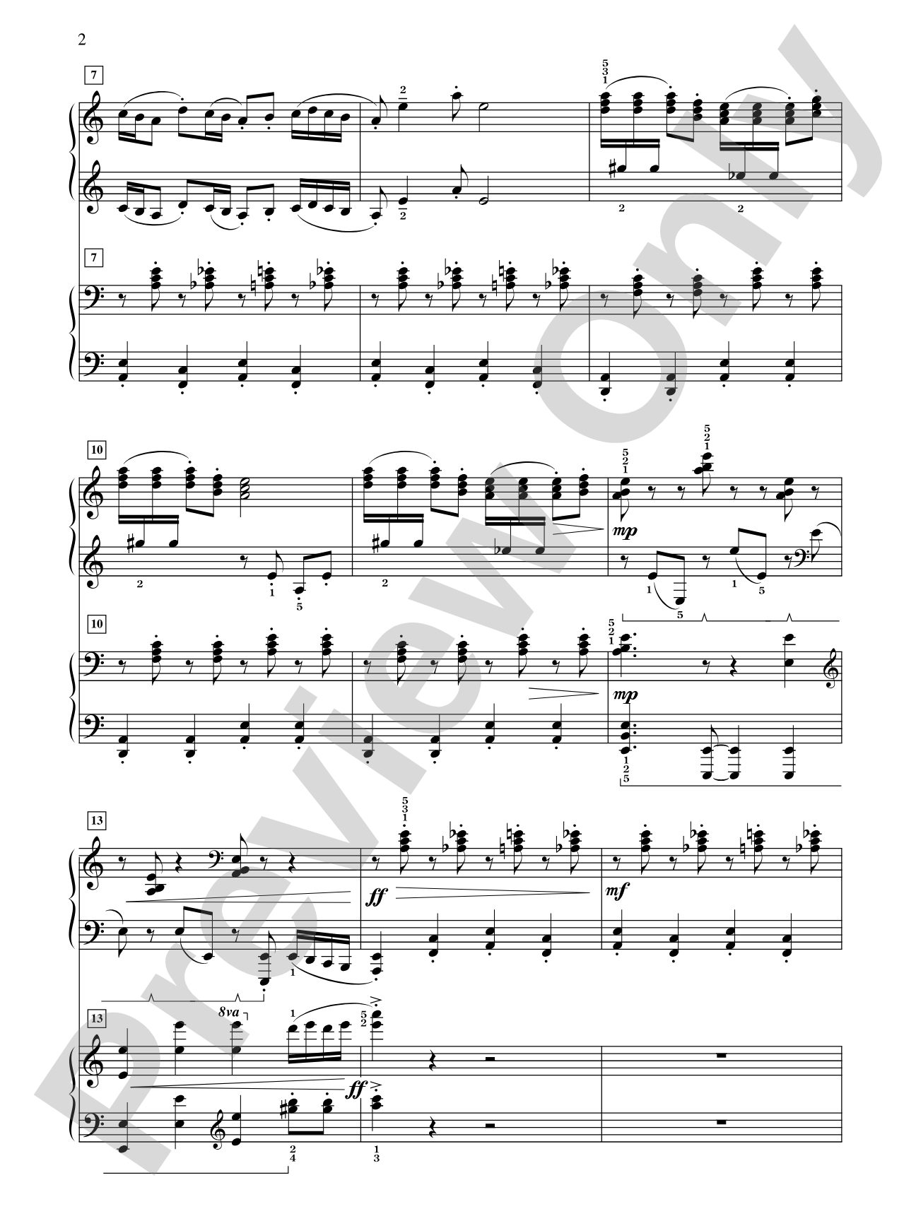 Fanfare Toccata-Rondo - Piano Duo (2 Pianos, 4 Hands): Piano Duets & Four Hands