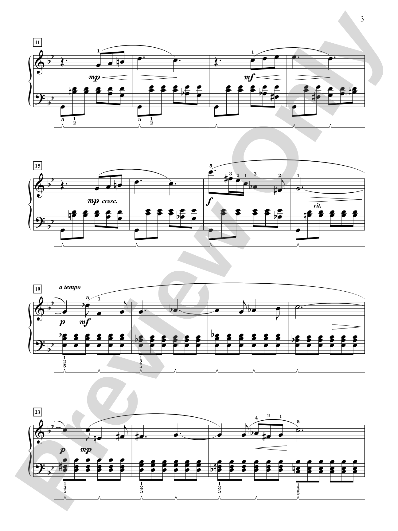 Three Romances - Piano Suite: Piano
