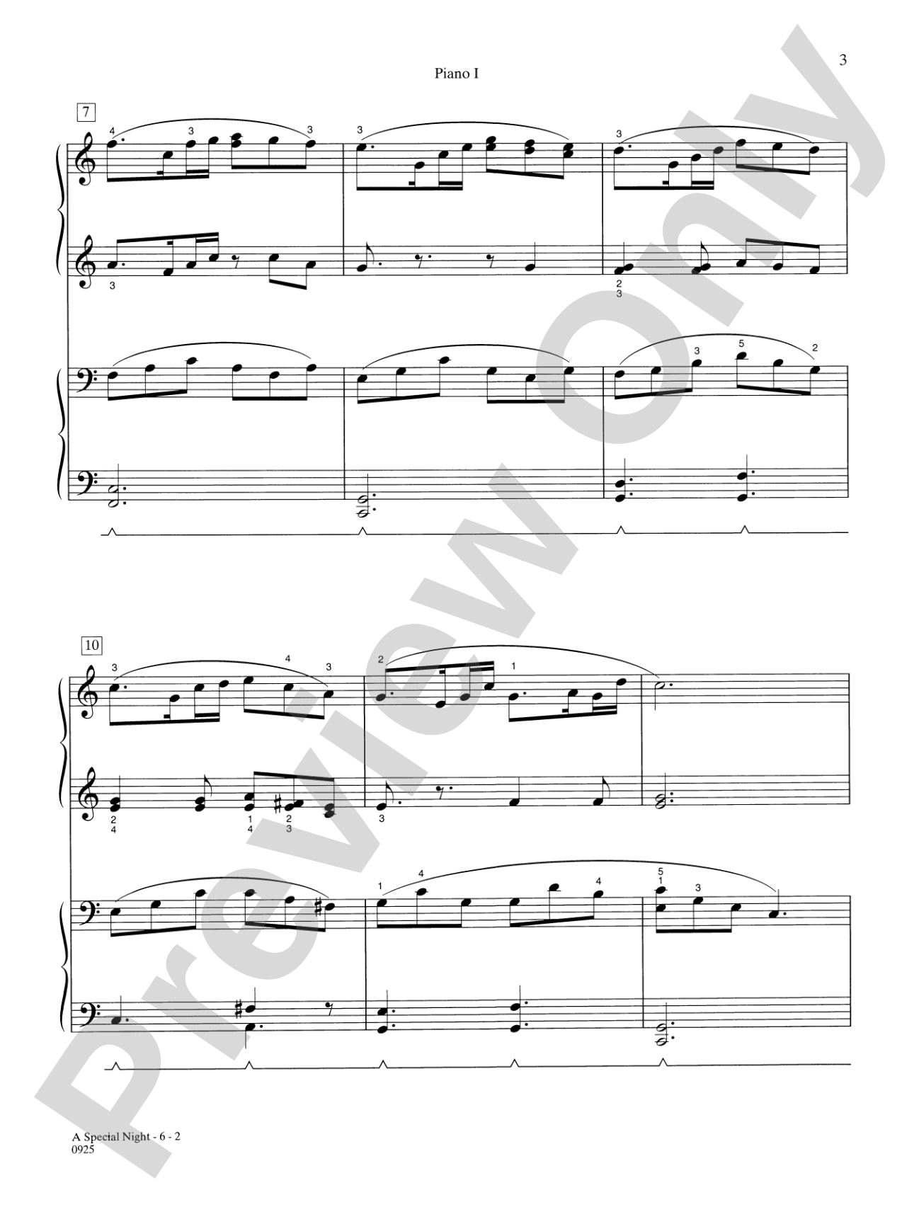 A Special Night: An Arrangement of Silent Night - Piano Quartet (2 Pianos, 8 Hands): Piano