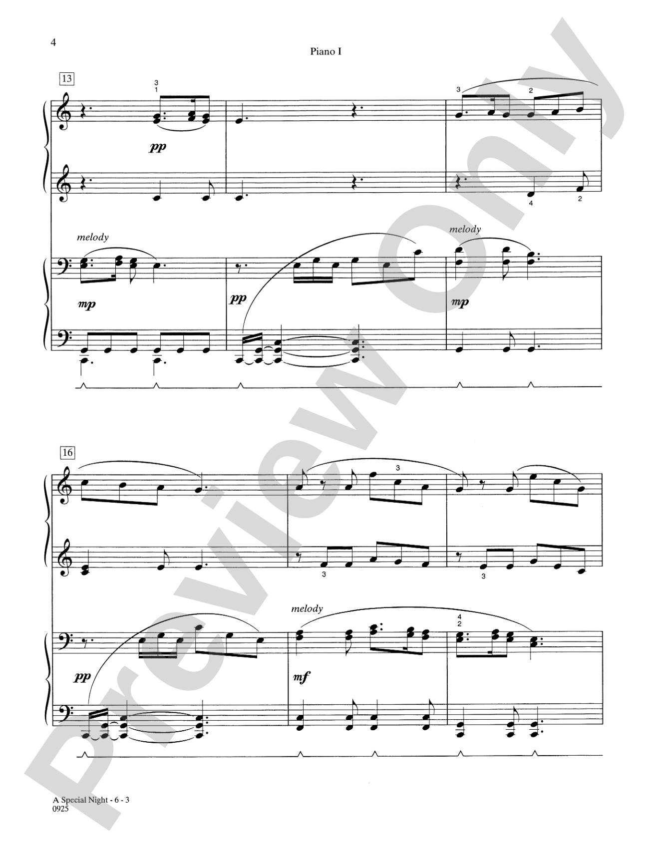 A Special Night: An Arrangement of Silent Night - Piano Quartet (2 Pianos, 8 Hands): Piano
