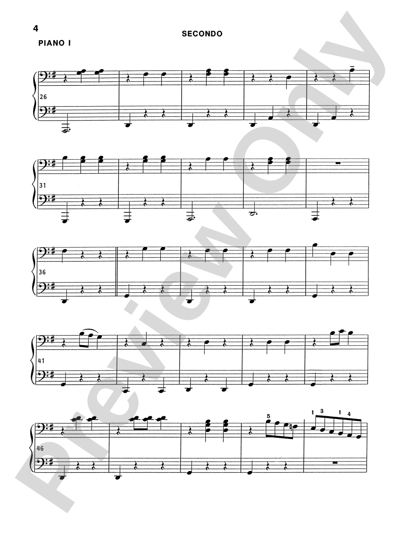 Bella Waltz - Piano Quartet (2 Pianos, 8 Hands): Piano