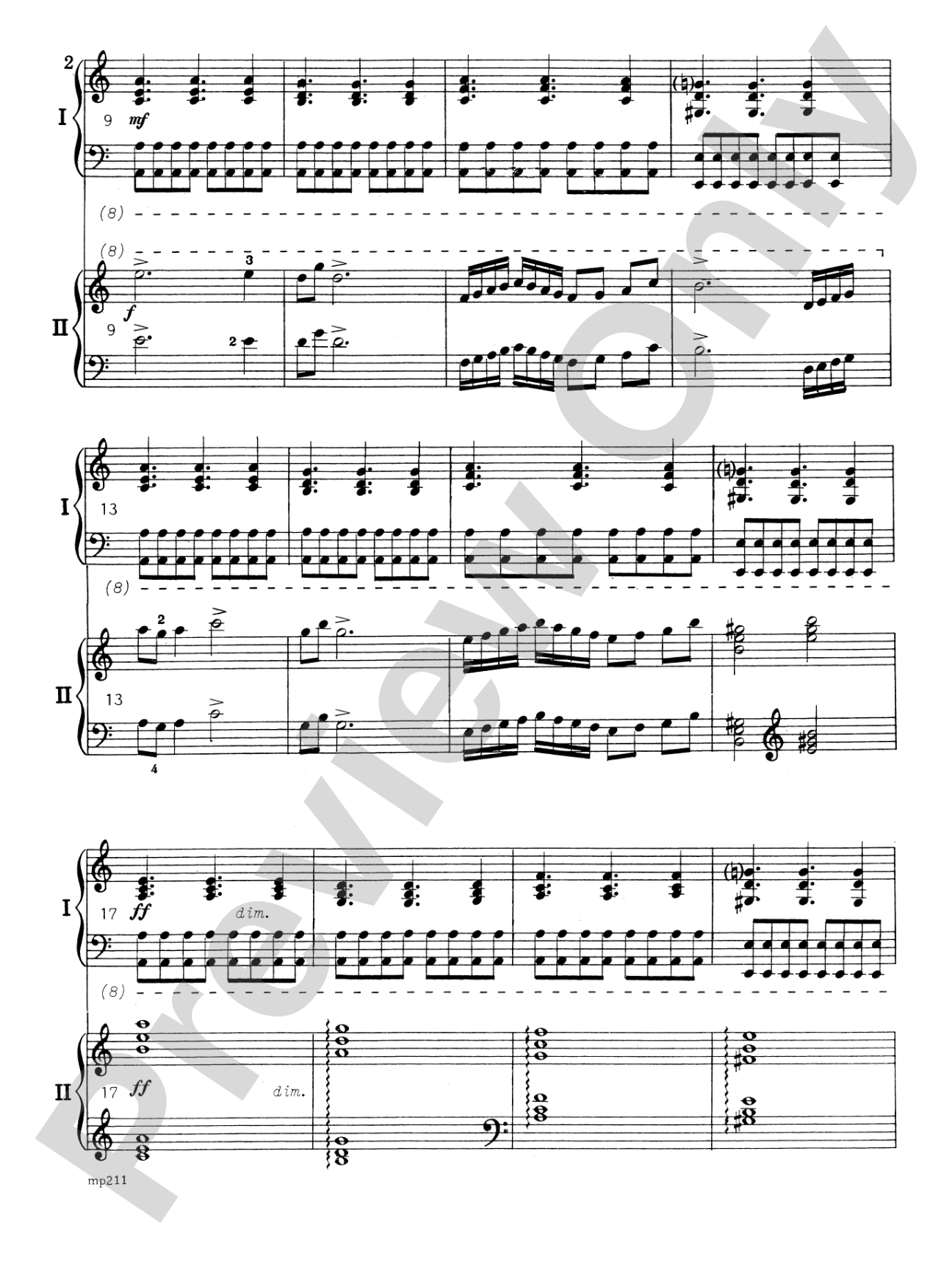 Two Piano Rondo - Piano Duo (2 Pianos, 4 Hands): Piano Duets & Four Hands