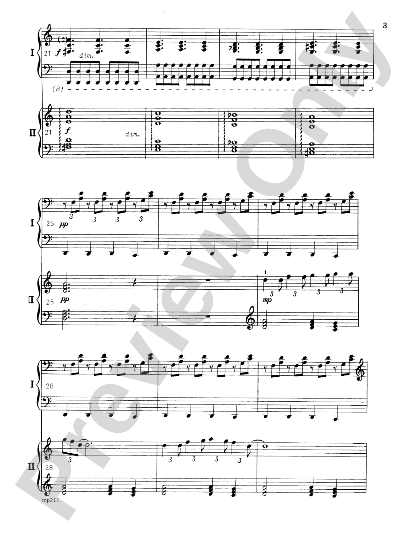 Two Piano Rondo - Piano Duo (2 Pianos, 4 Hands): Piano Duets & Four Hands