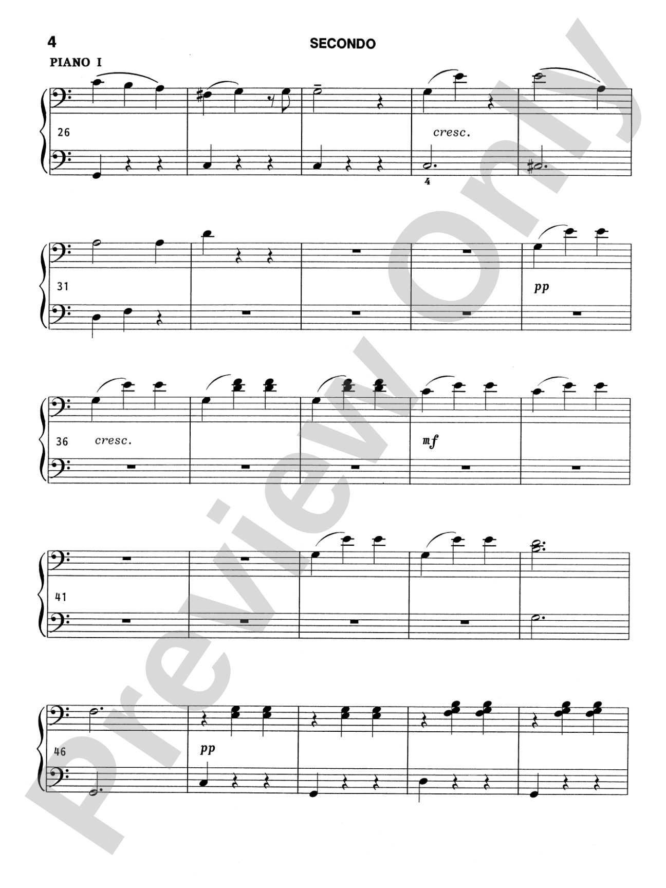 Thousand and One Nights - Piano Quartet (2 Pianos, 8 Hands): Piano