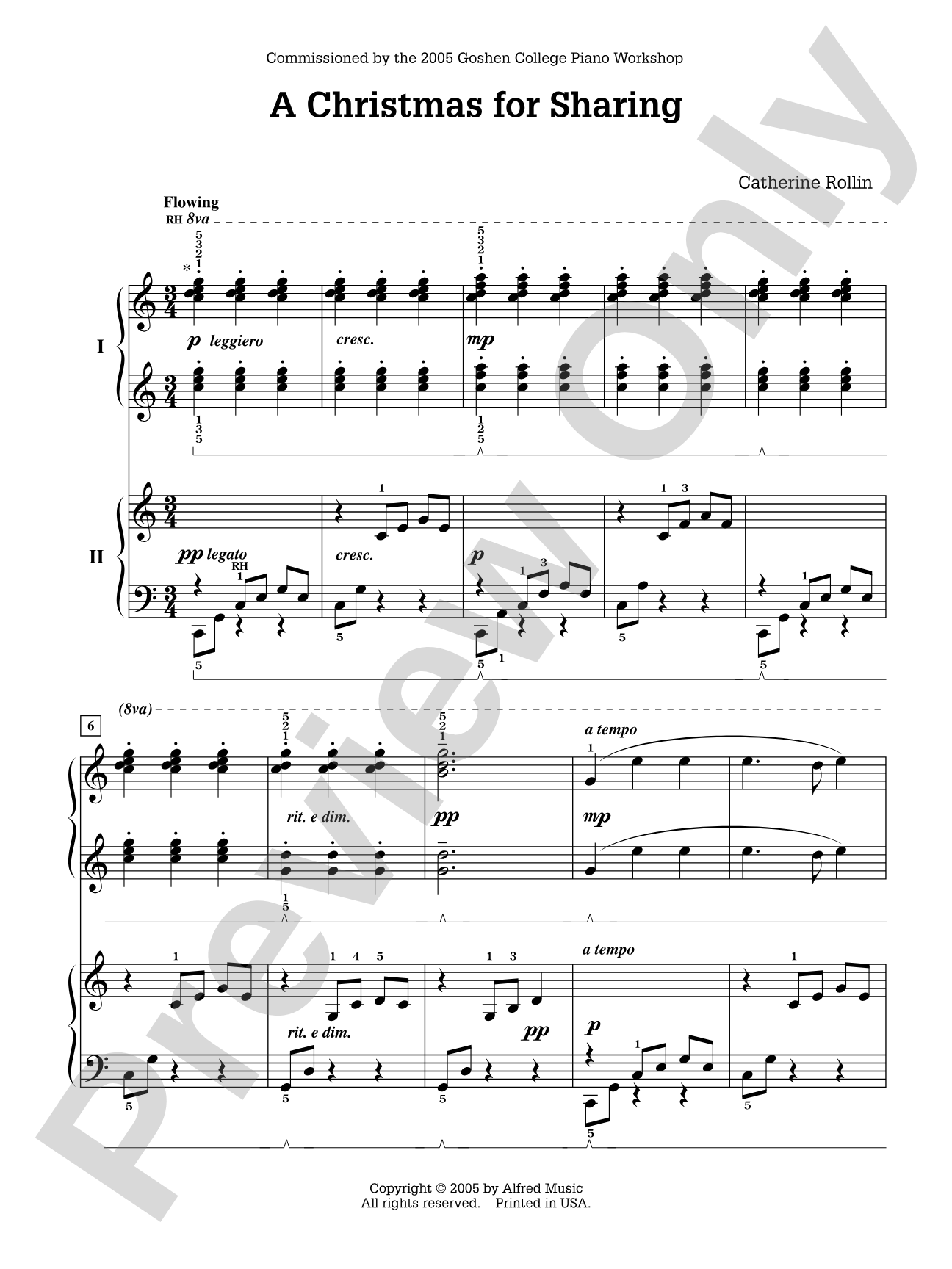 Christmas for Sharing - Piano Duo (2 Pianos, 4 Hands): Piano Duets & Four Hands