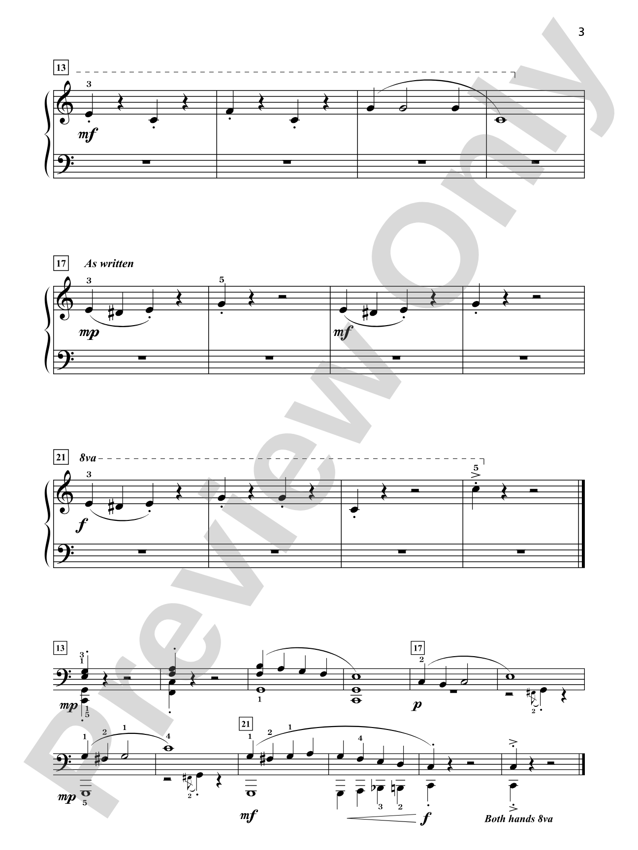 Grand One-Hand Solos for Piano, Book 1: 6 Early Elementary Pieces for Right or Left Hand Alone: Piano
