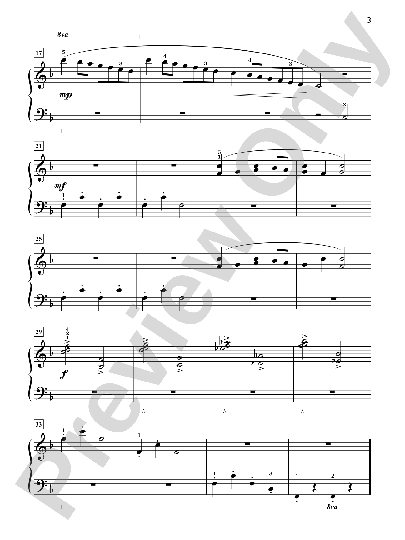 Grand One-Hand Solos for Piano, Book 3: 8 Late Elementary Pieces for Right or Left Hand Alone: Piano