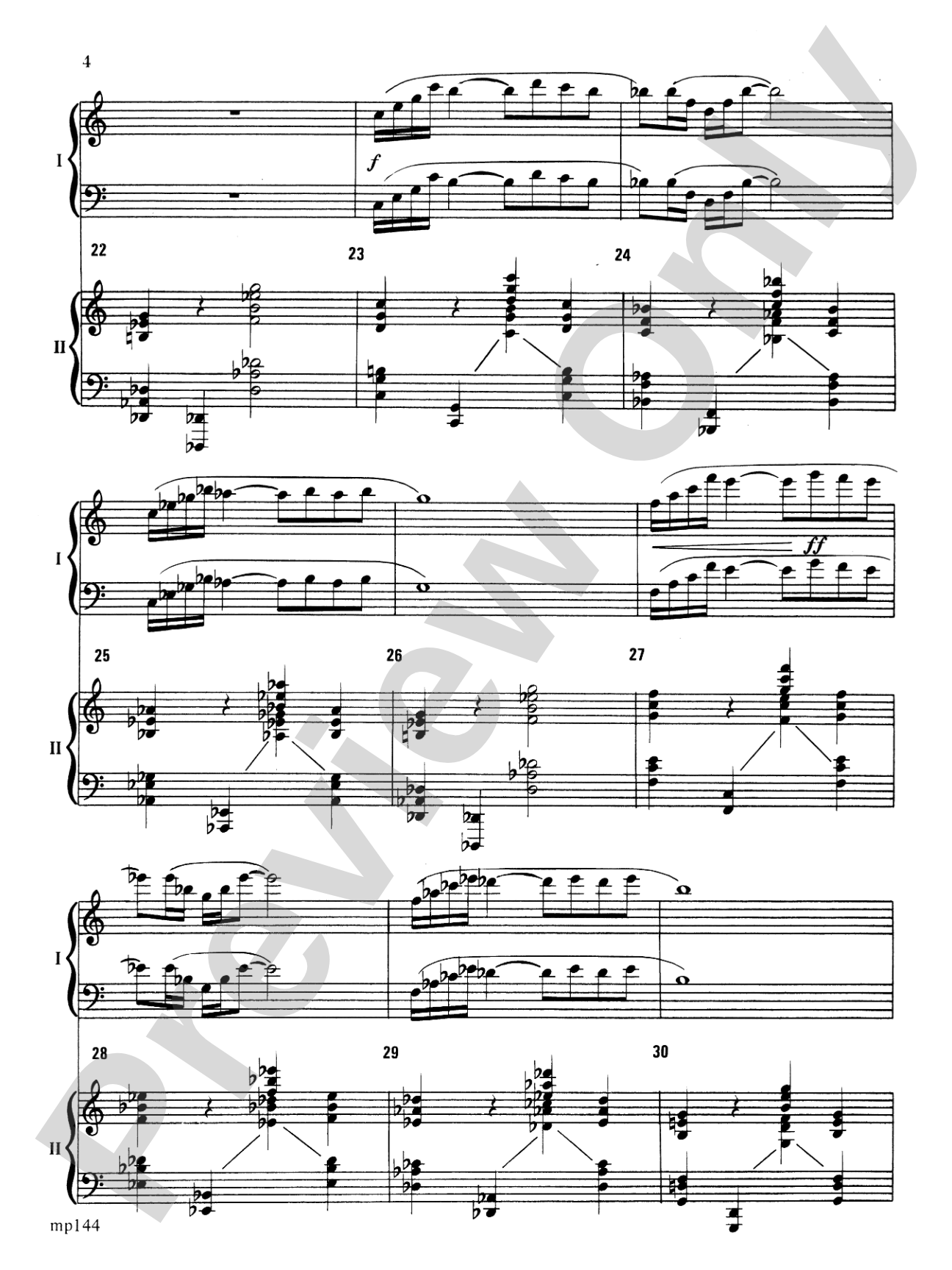 Variations for Two Pianos - Piano Duo (2 Pianos, 4 Hands): Piano Duets & Four Hands