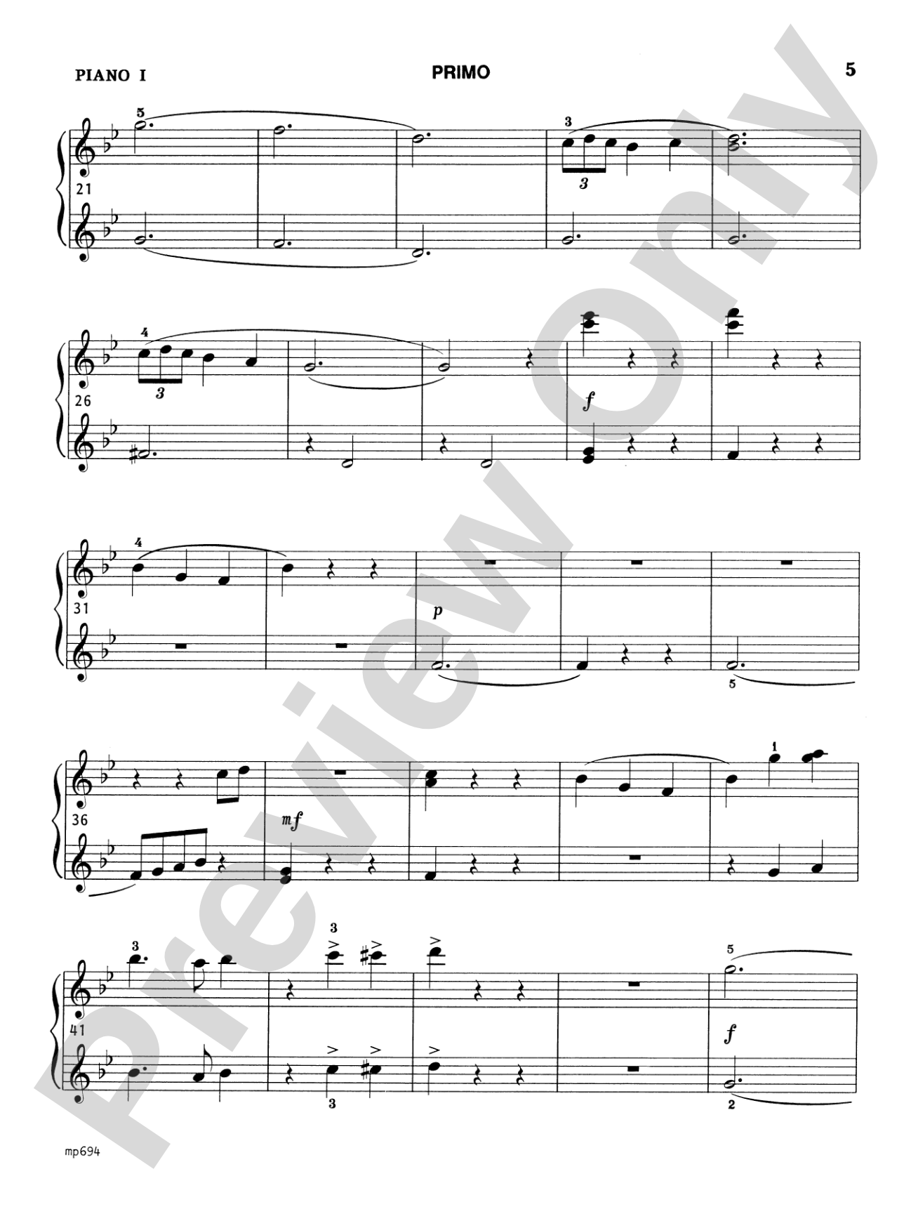 Carmena - Piano Quartet (2 Pianos, 8 Hands): Piano